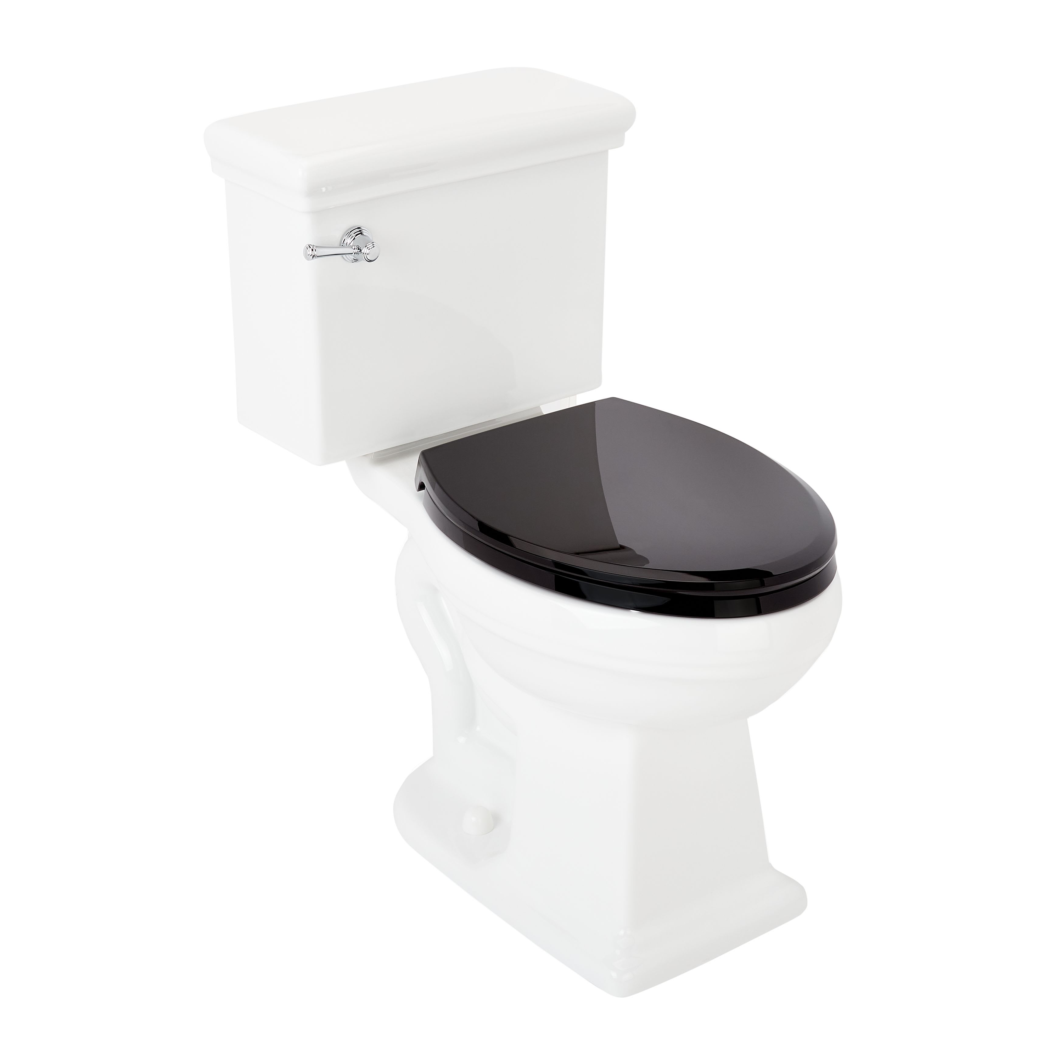 Signature Hardware 484128 Arnelle 1.6 GPF Dual Flush Wall Mounted Two Piece Elongated Toilet - Seat Included
