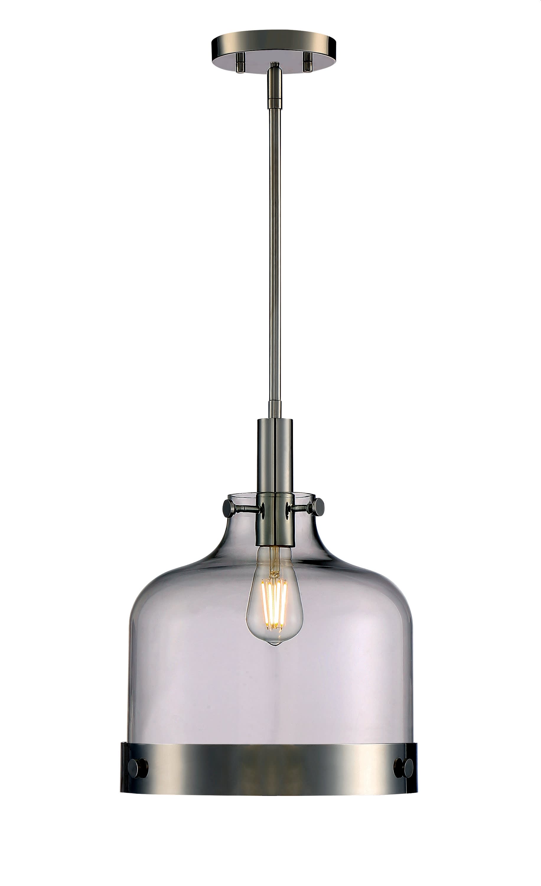 Signature Hardware 449316 Matte Black Crozet Single Light 14
