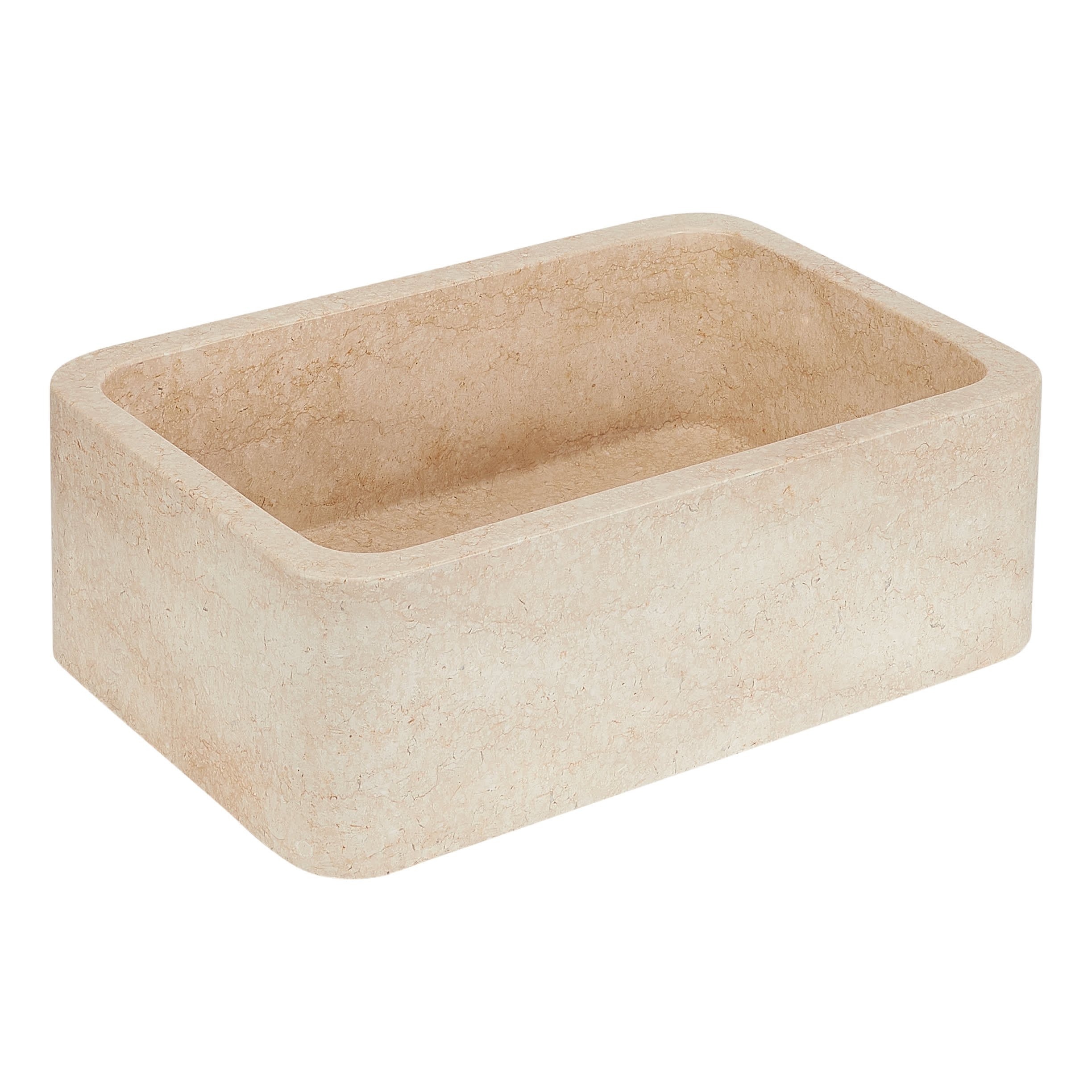 Signature Hardware 484604 Cream Egyptian Marble Silbury 33 Signature Hardware 484604 Cream Egyptian Marble Silbury 33