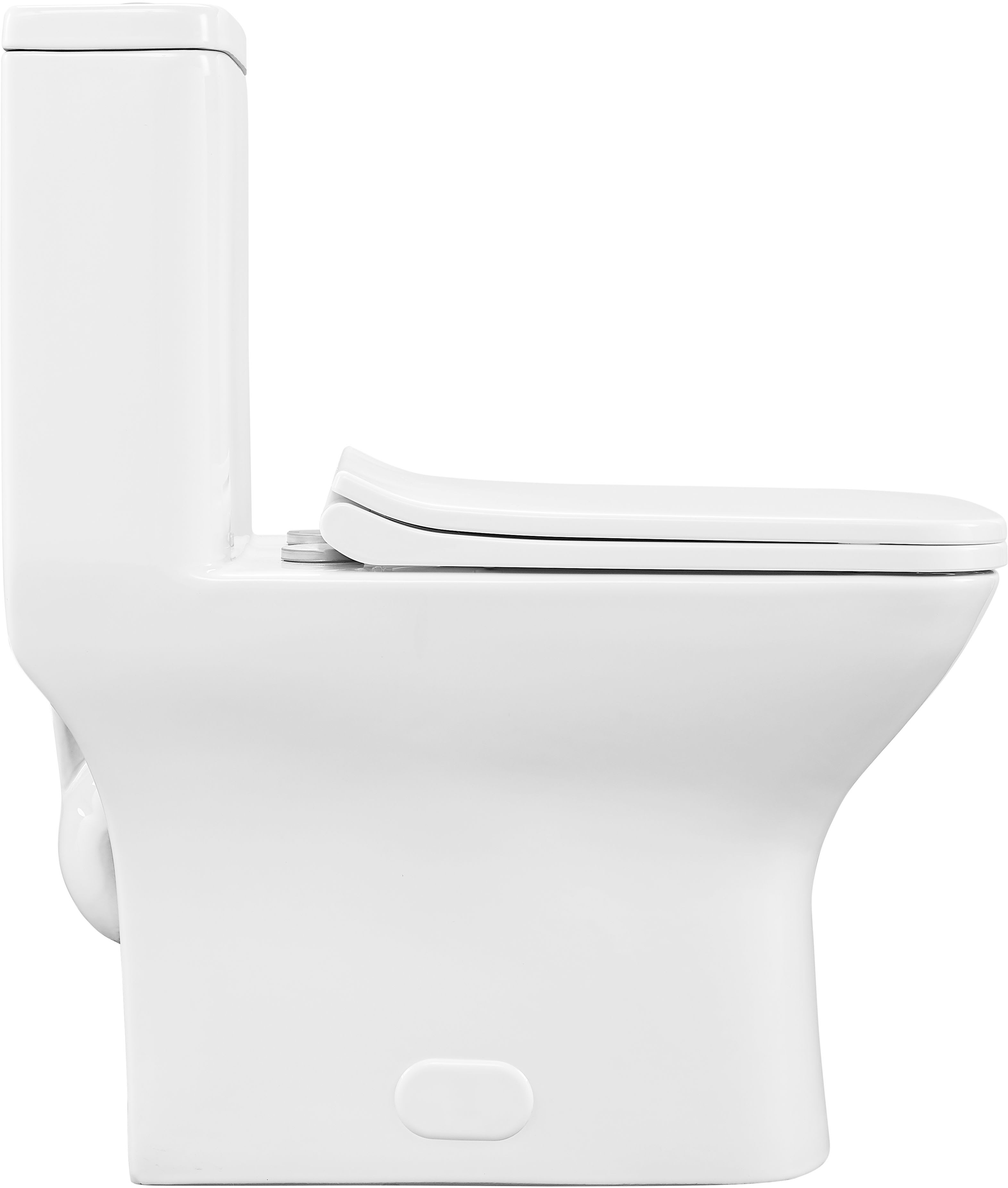 Swiss Madison Carre One-Piece Square Toilet Dual-Flush 1.1/1.6 GPF, White SM-1T256