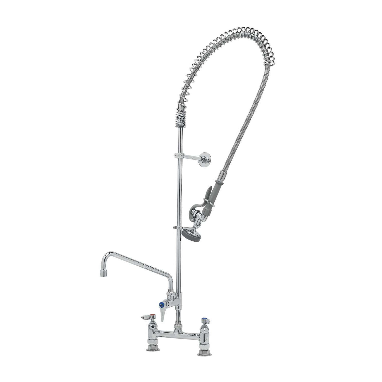 T And S Brass B 0123 Adf12 B Chrome 1 42 Gpm Deck Mounted Food