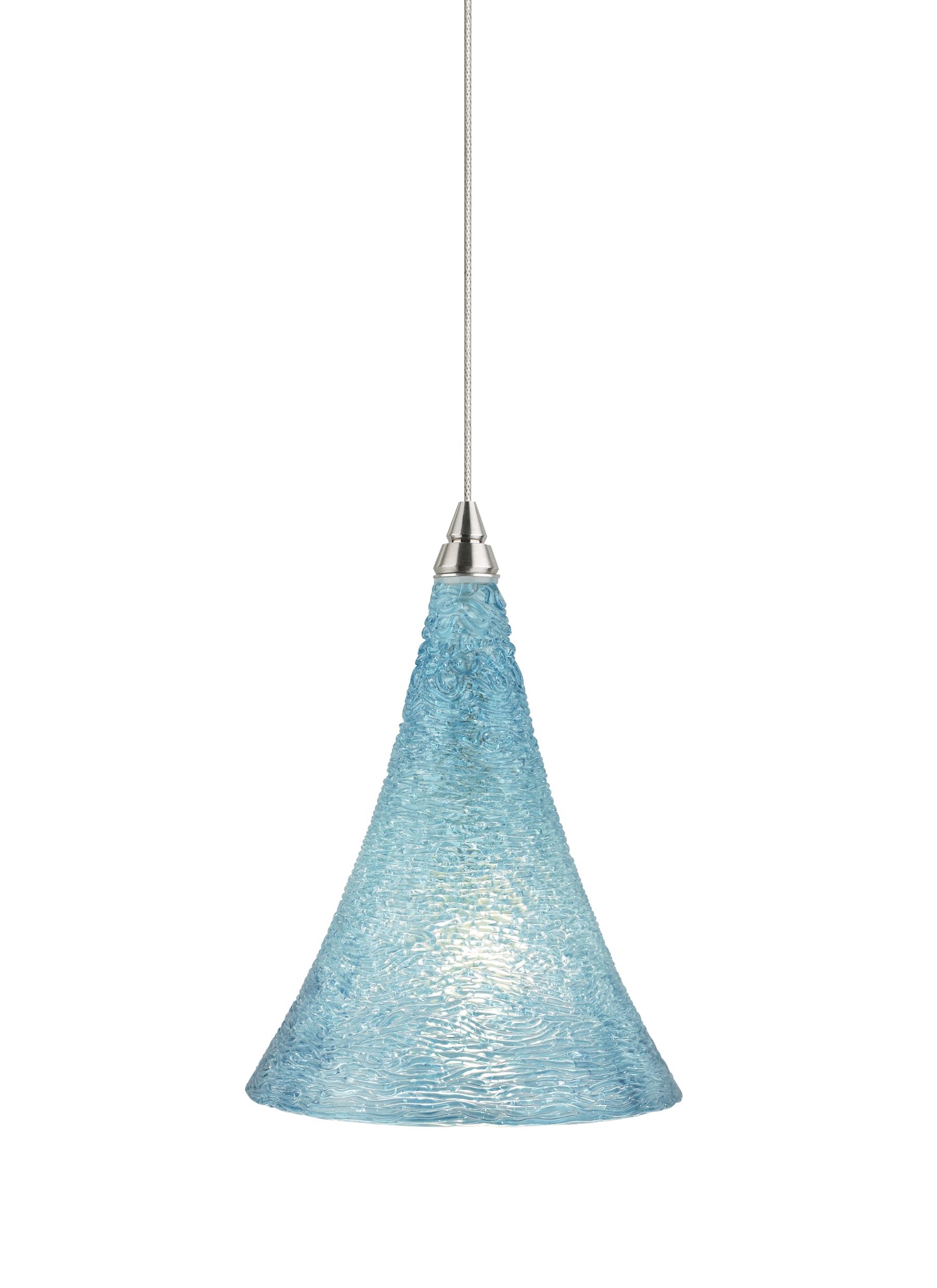 cone shaped glass pendant lights