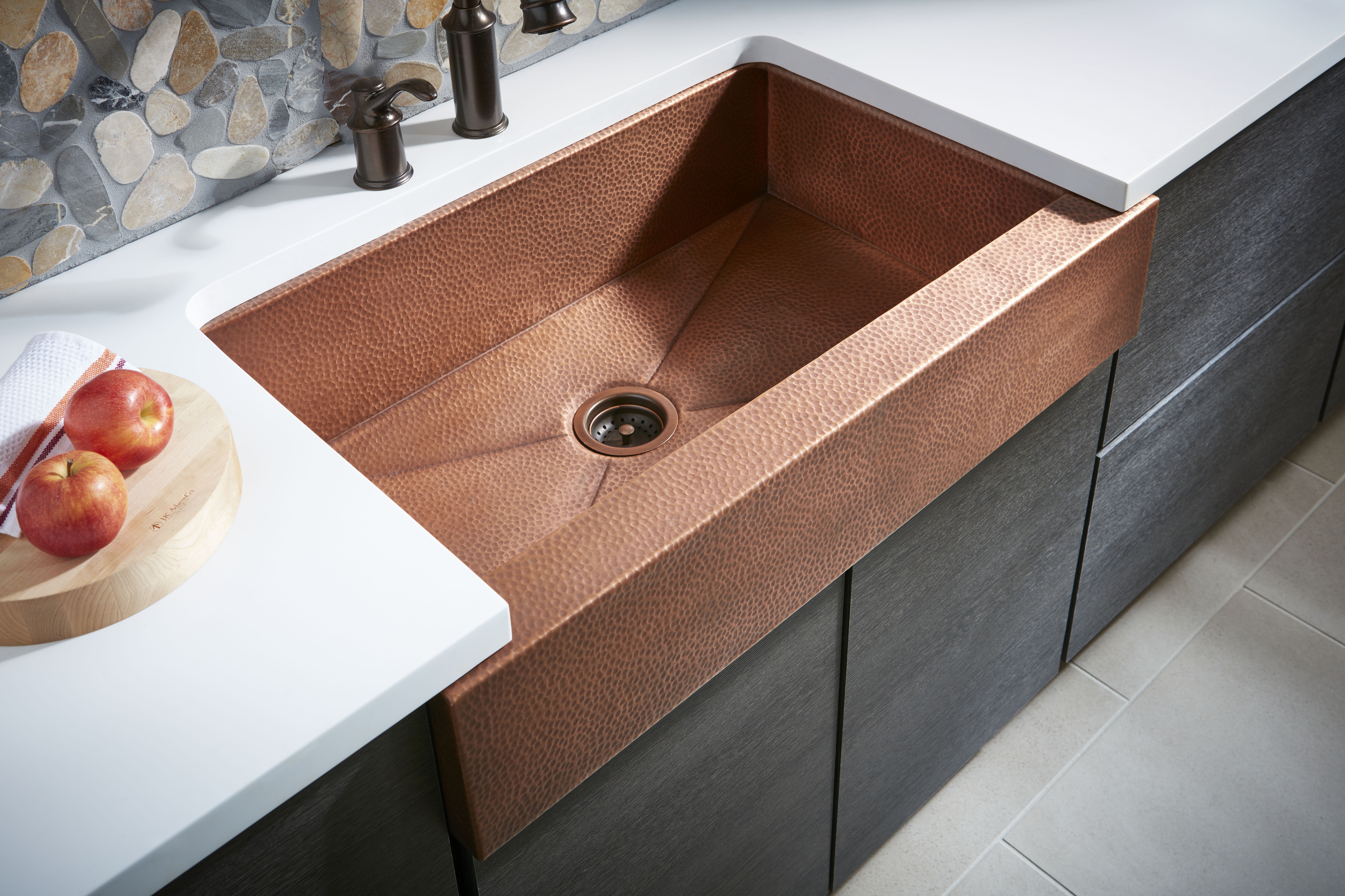 Thompson Traders Ksar 3322ha Antique Copper Haven 34 Single Basin Thompson Traders Ksar 3322ha Antique Copper Haven 34 Single Basin Farmhouse Drop In Or Undermount Kitchen Sink Faucet Com