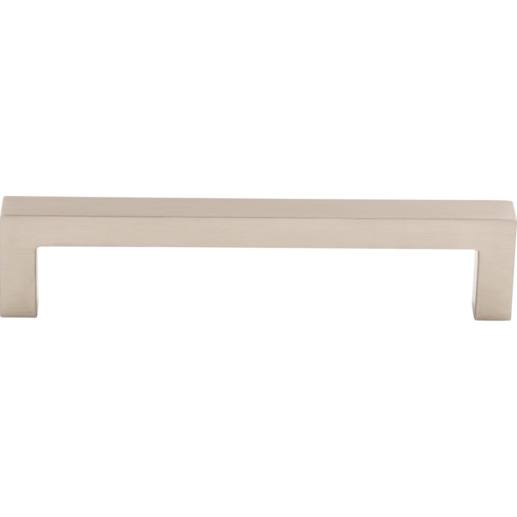 Top Knobs M1158 Brushed Satin Nickel Square 5 1 16 Inch 128 Mm Center To Center Handle Cabinet Pull From The Asbury Collection Handlesets Com