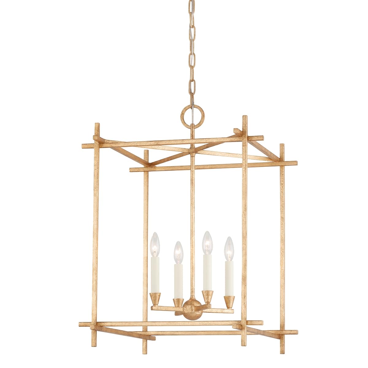 エフプレミアム　35本 Troy Lighting F1097-VGL Vintage Gold Leaf Huck 4 Light 22