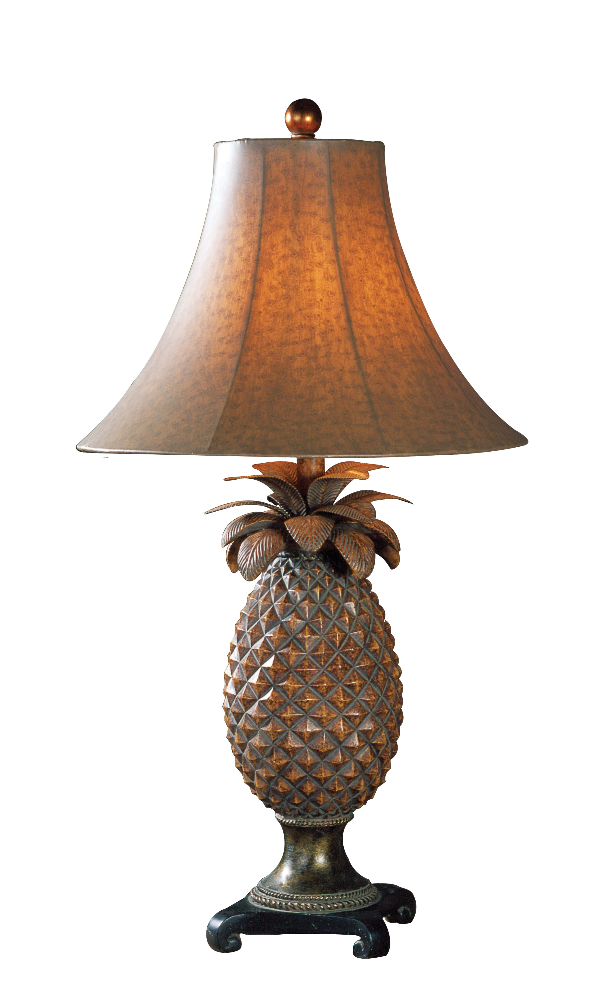 Anana Pineapple Table Lamp 31"H with Ostrich-Textured Shade by Uttermost 27137 
