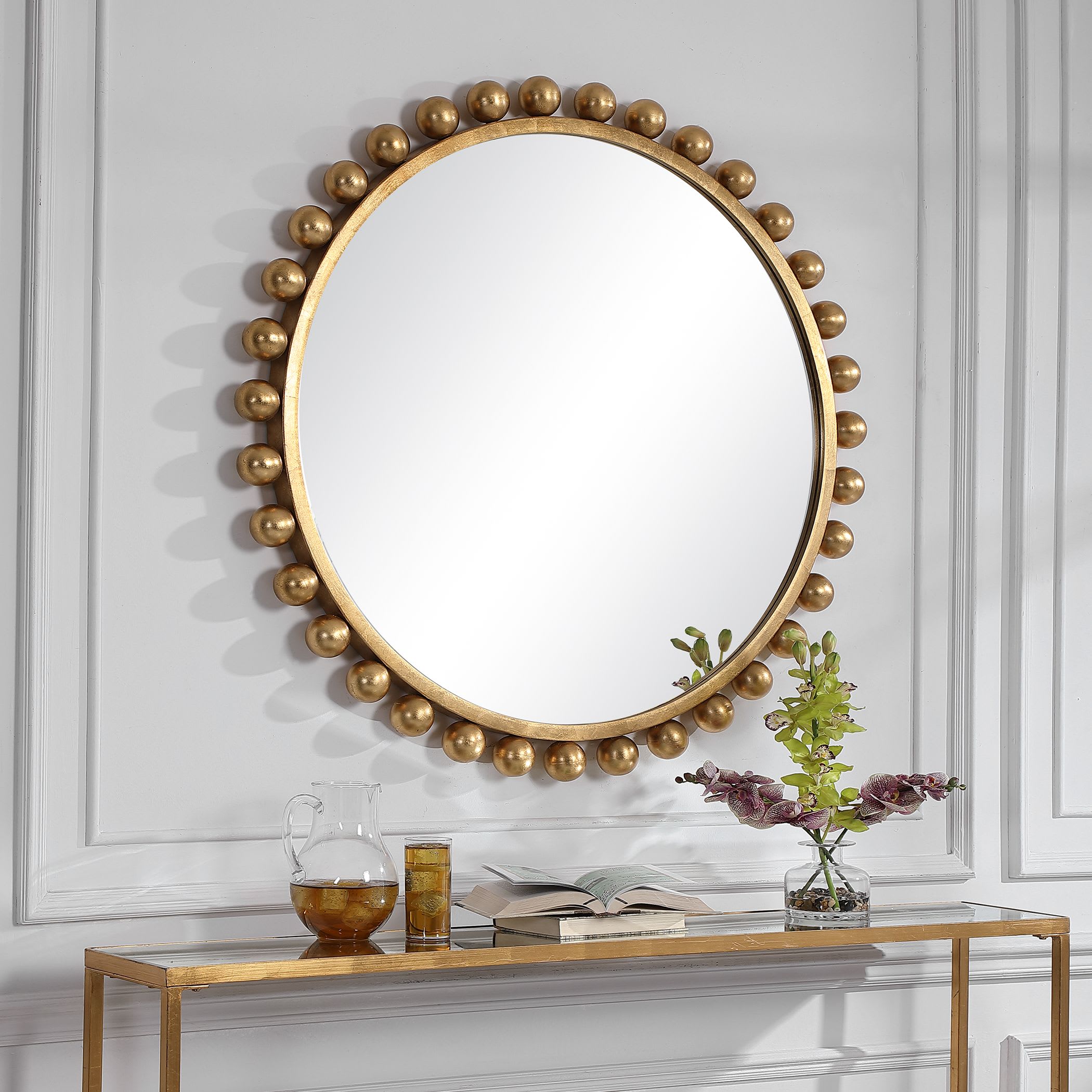 Camou Small Round Mirror HR55014