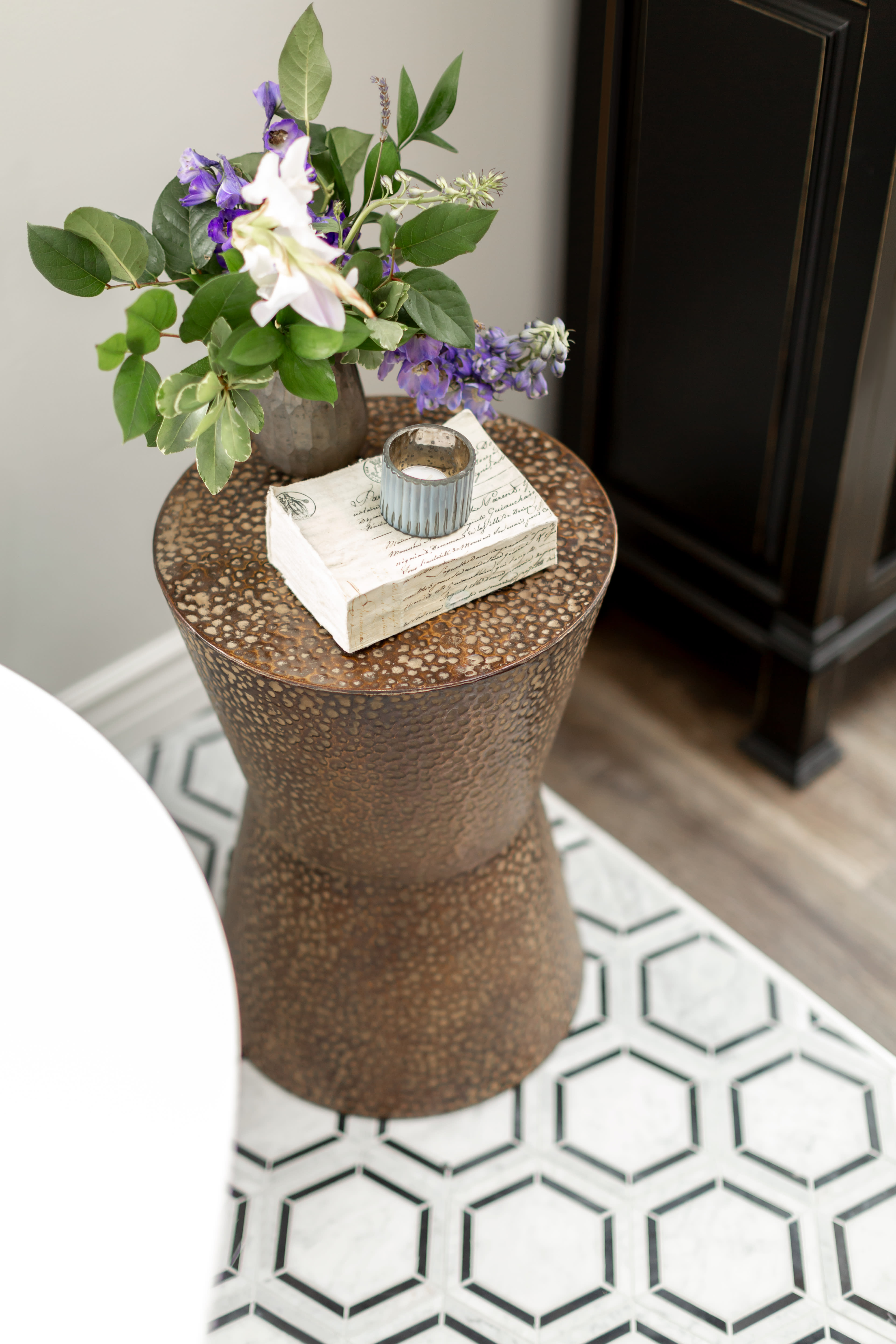 Uttermost 24461 Antiqued Copper Bronze with Dusty Stone Glaze 