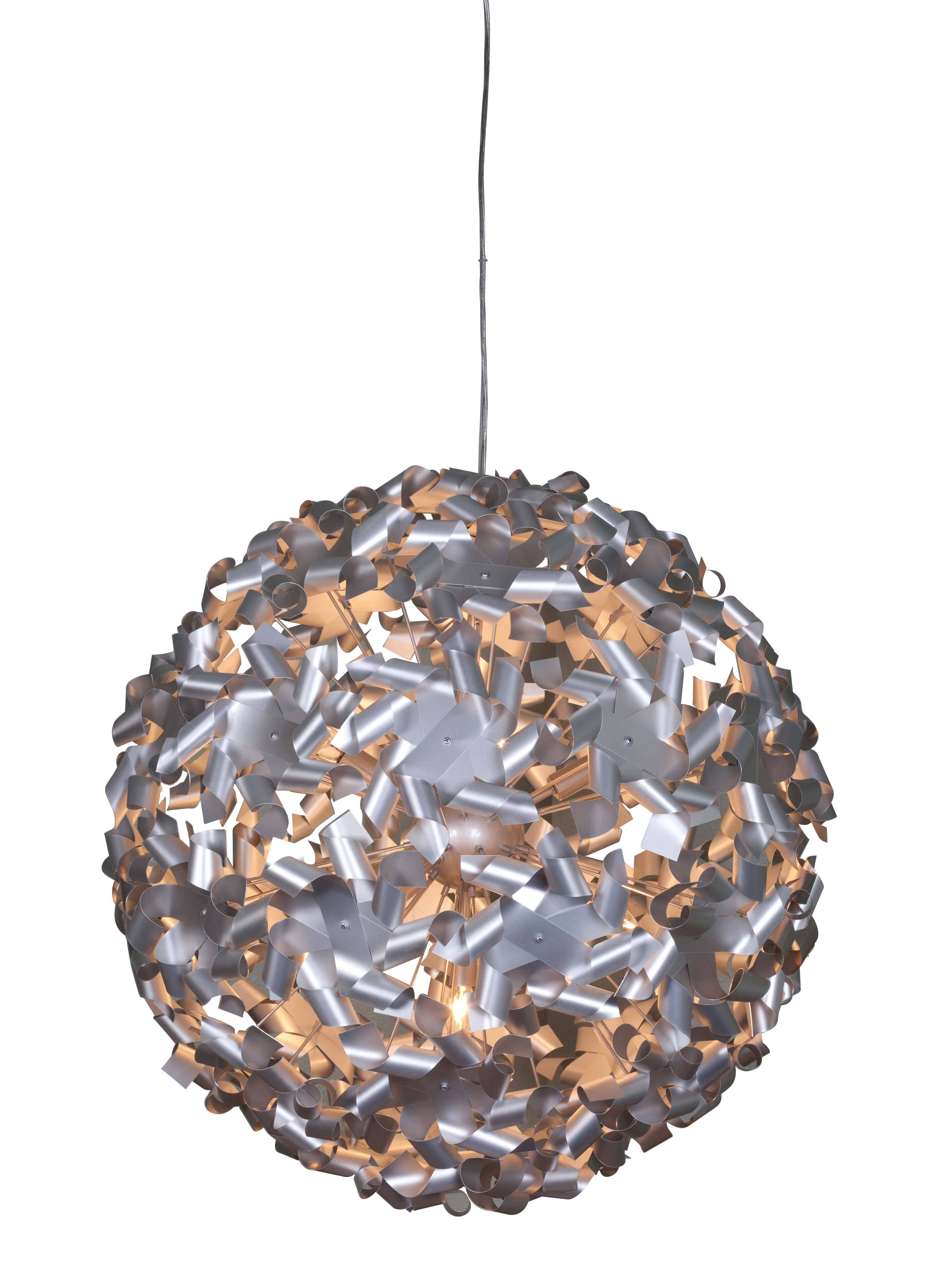 Varaluz 124P09L Aluminum 9 Light Recycled Aluminum Large