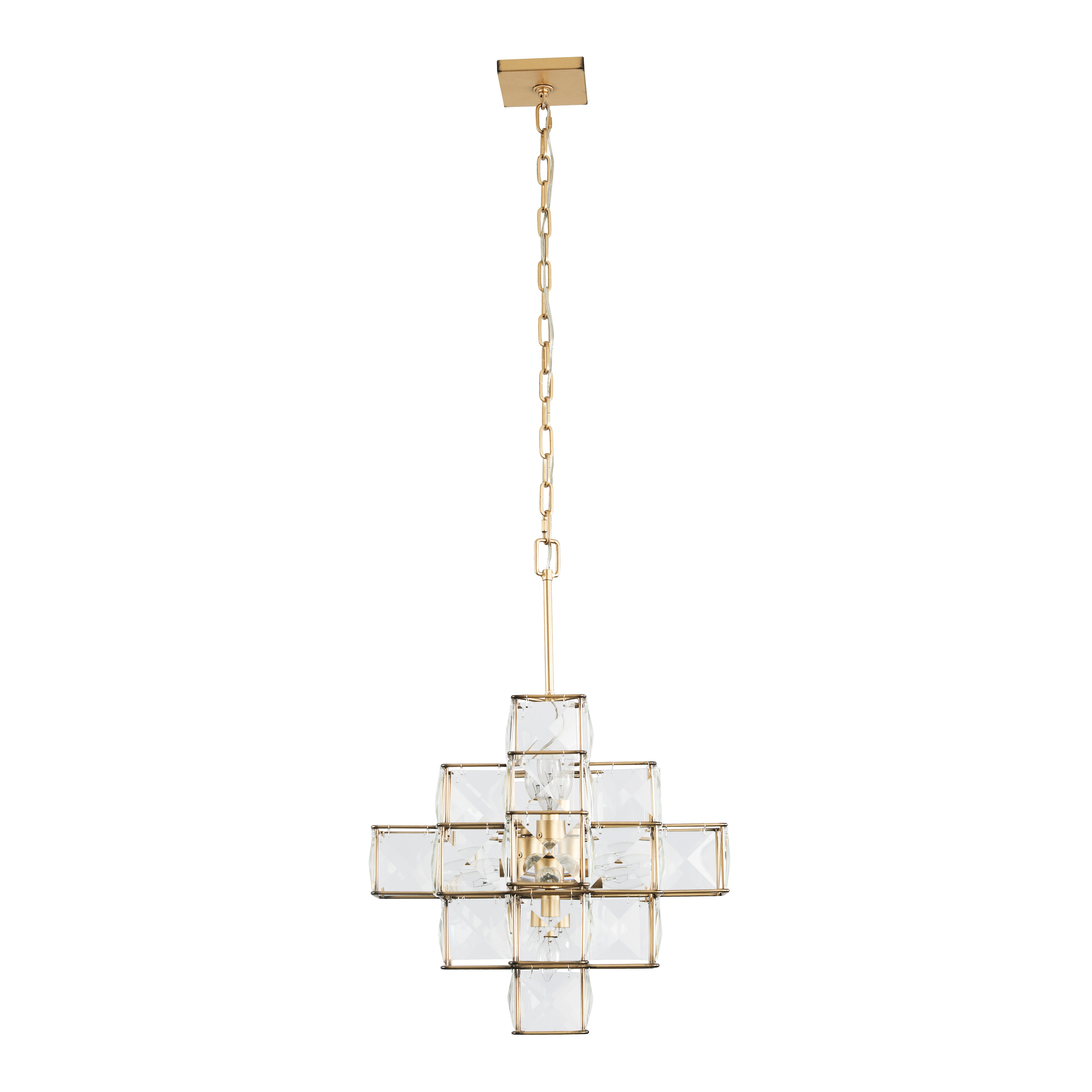 Varaluz 329P06CG Calypso Gold Cubic 6 Light 19