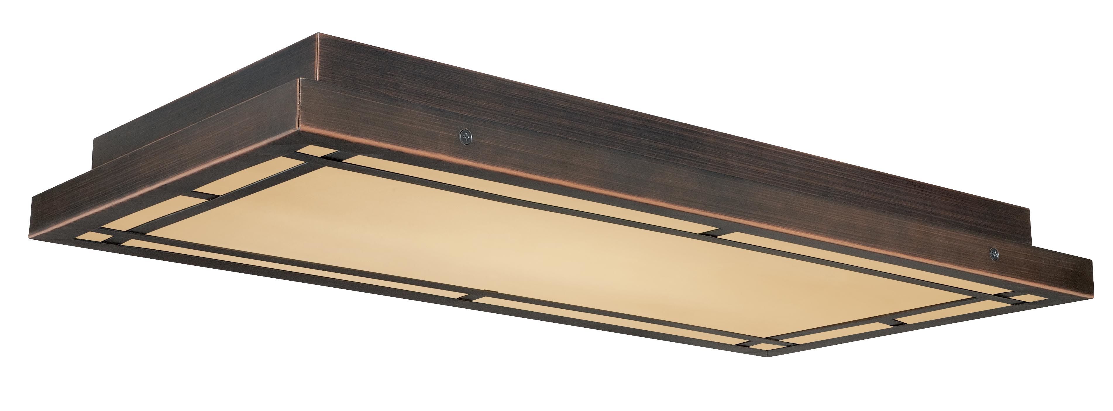 bronze fluorescent light fixture