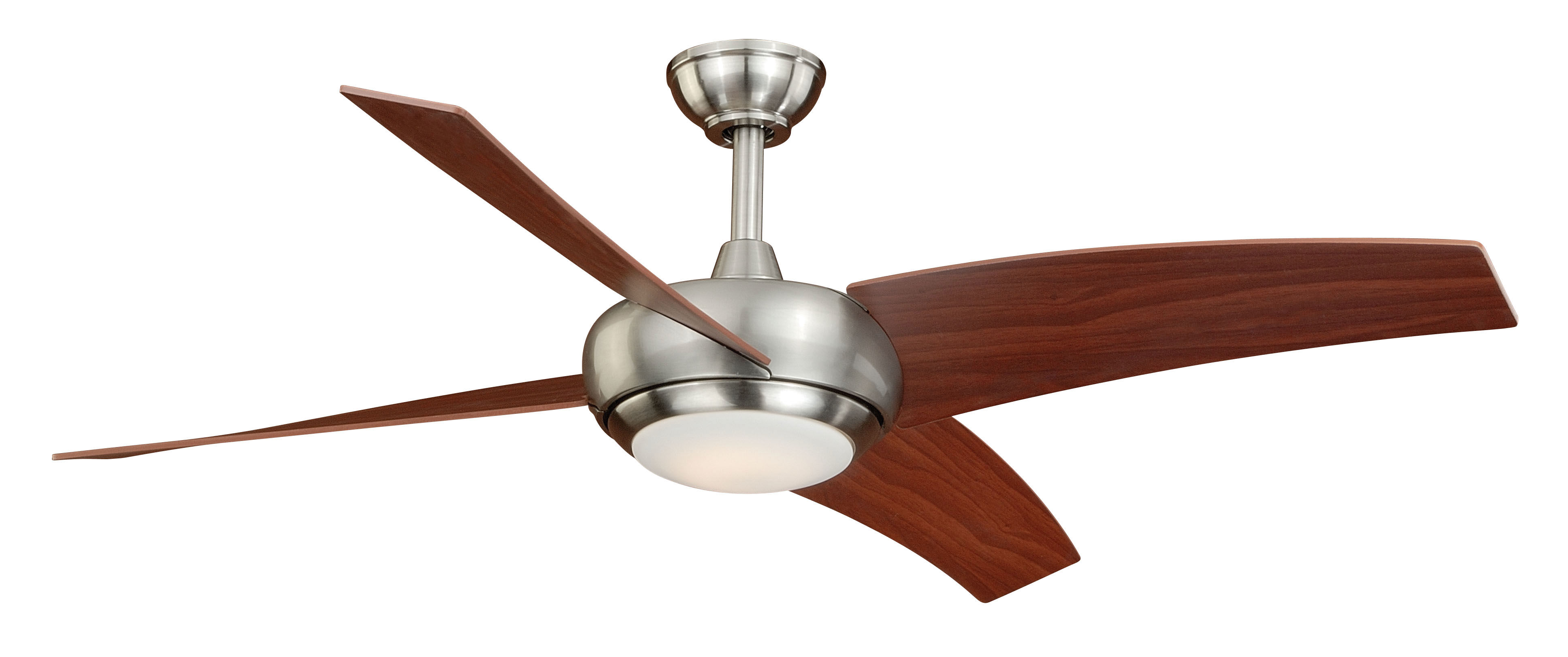 Vaxcel Lighting F0043 Satin Nickel Racine 48 4 Blade Led Ceiling