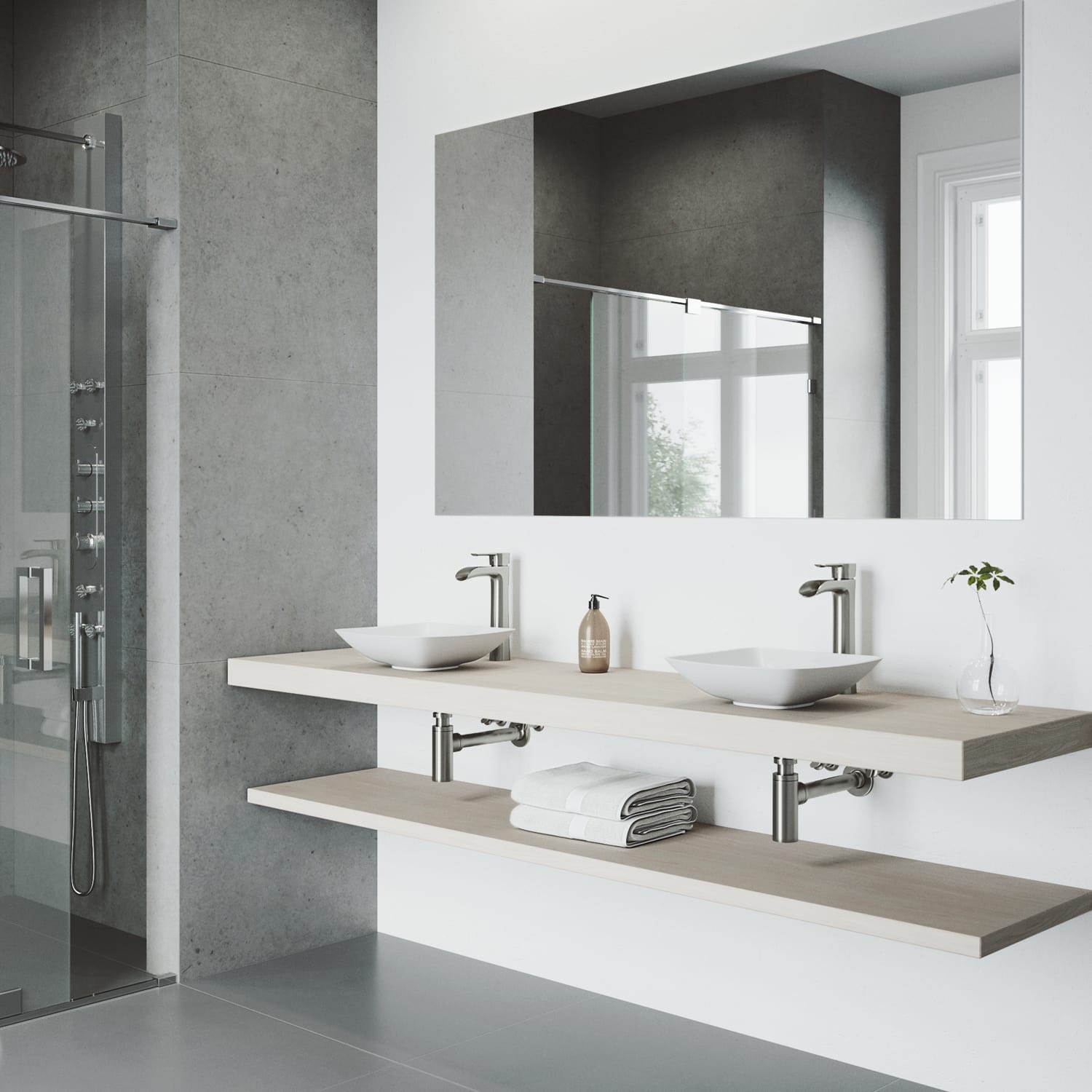 Vigo Vg03024bn Brushed Nickel Niko 1 2 Gpm Single Hole Vigo Vg03024bn Brushed Nickel Niko 1 2 Gpm Single Hole Handle Bathroom Faucet Com