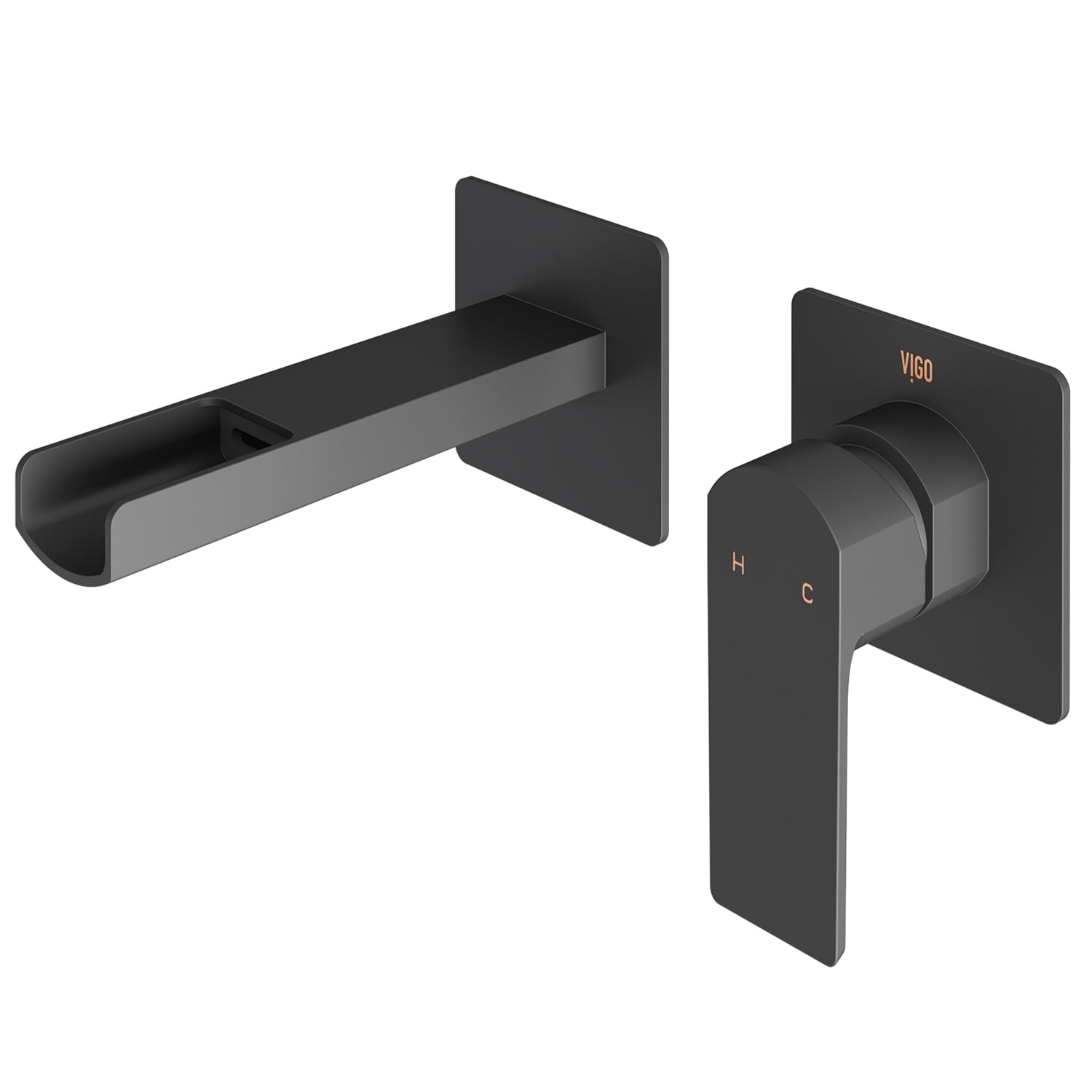 VIGO Titus Wall Mount Bathroom Faucet