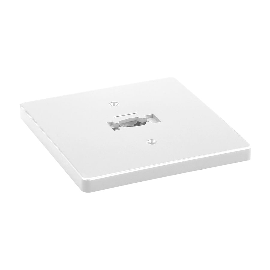 ホワイトアース。 WAC Lighting HMP-WT White Square Monopoint Canopy for H