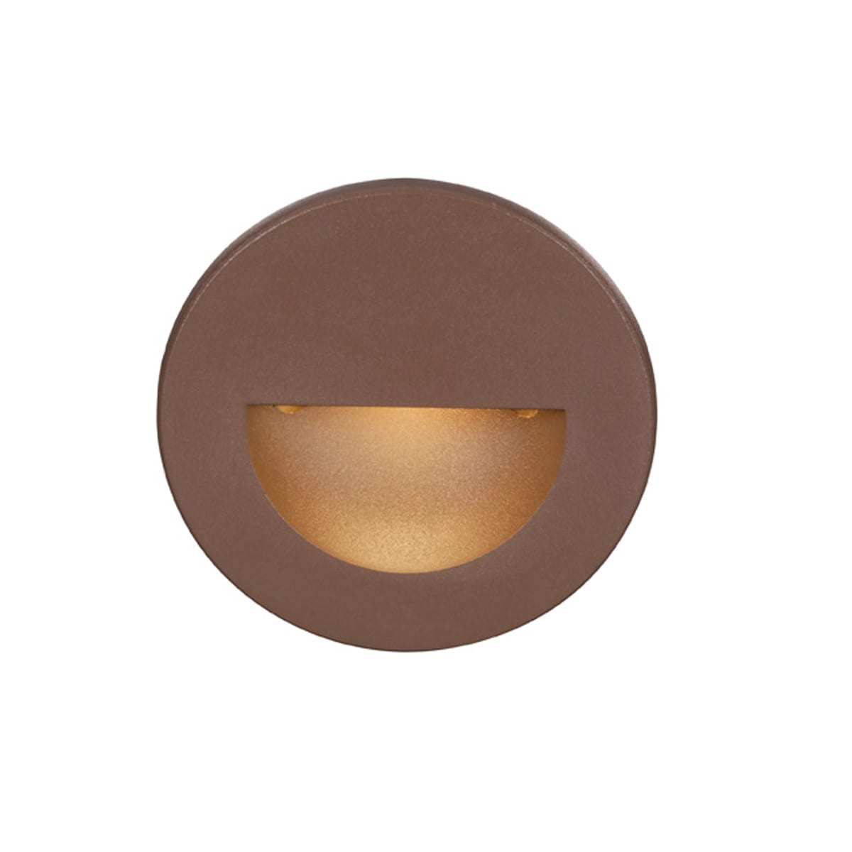 WAC Lighting LEDme Round Step and Wall Light WL-LED300-C-BZ Bronze
