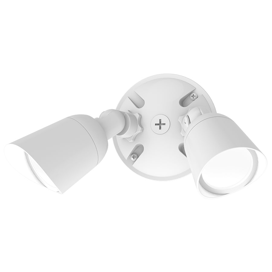 Endurance Double Spot Energy Star LED Spot Light 3000K Warm White in Architectural White