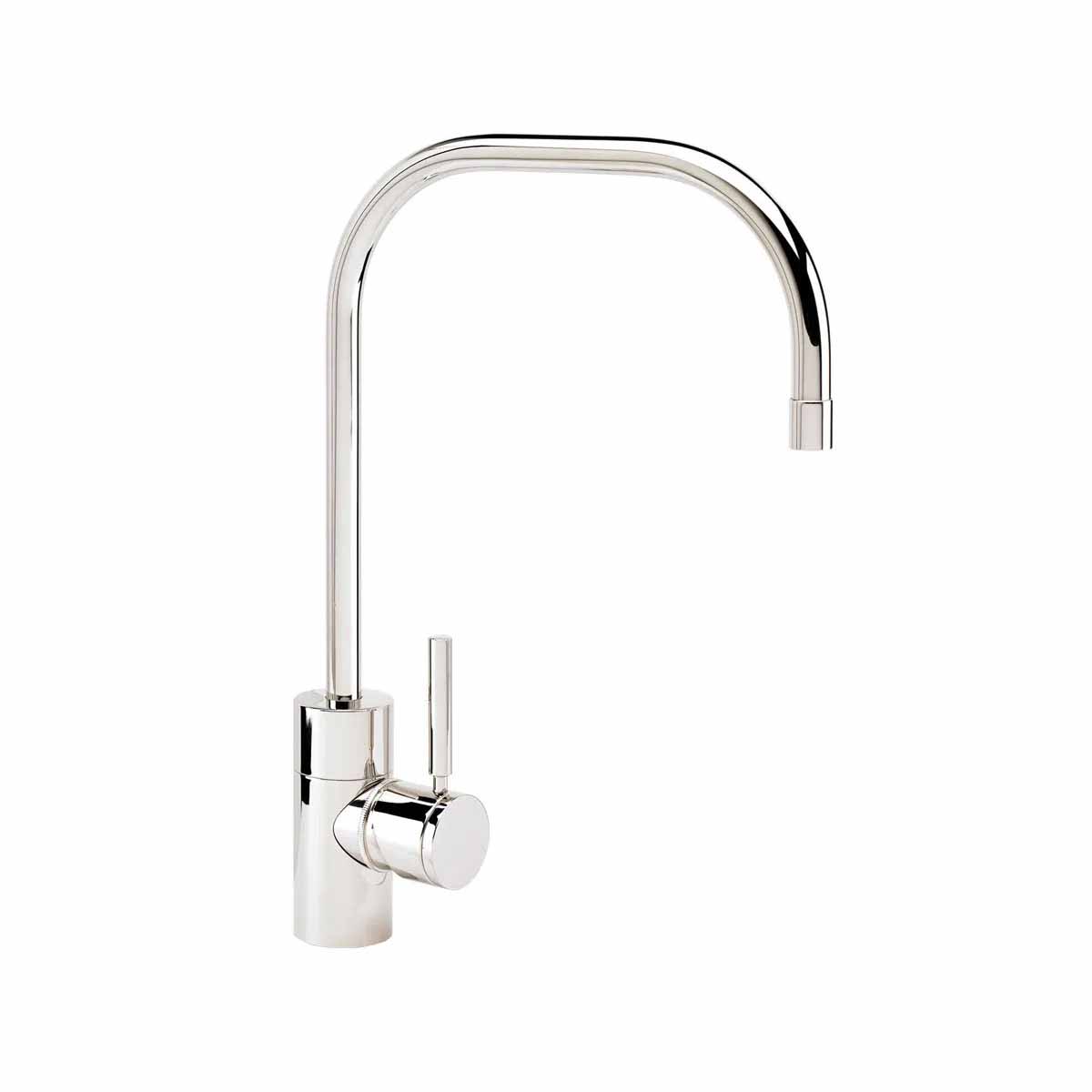 Waterstone 3825-PN Polished Nickel Fulton 1.75 GPM Single Hole Kitchen  Faucet with Lever Handle