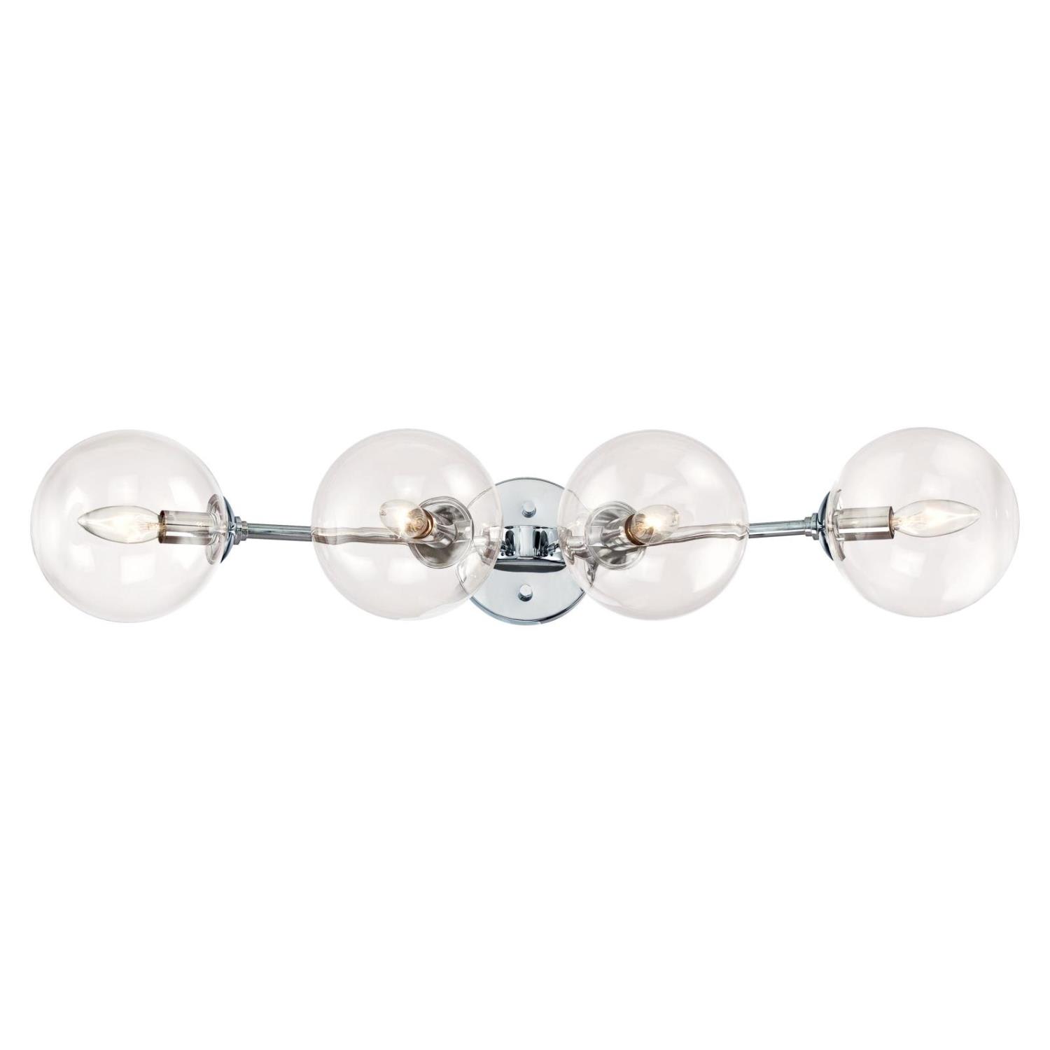 Westinghouse 6356200 Chrome Zaffron 4 Light 32