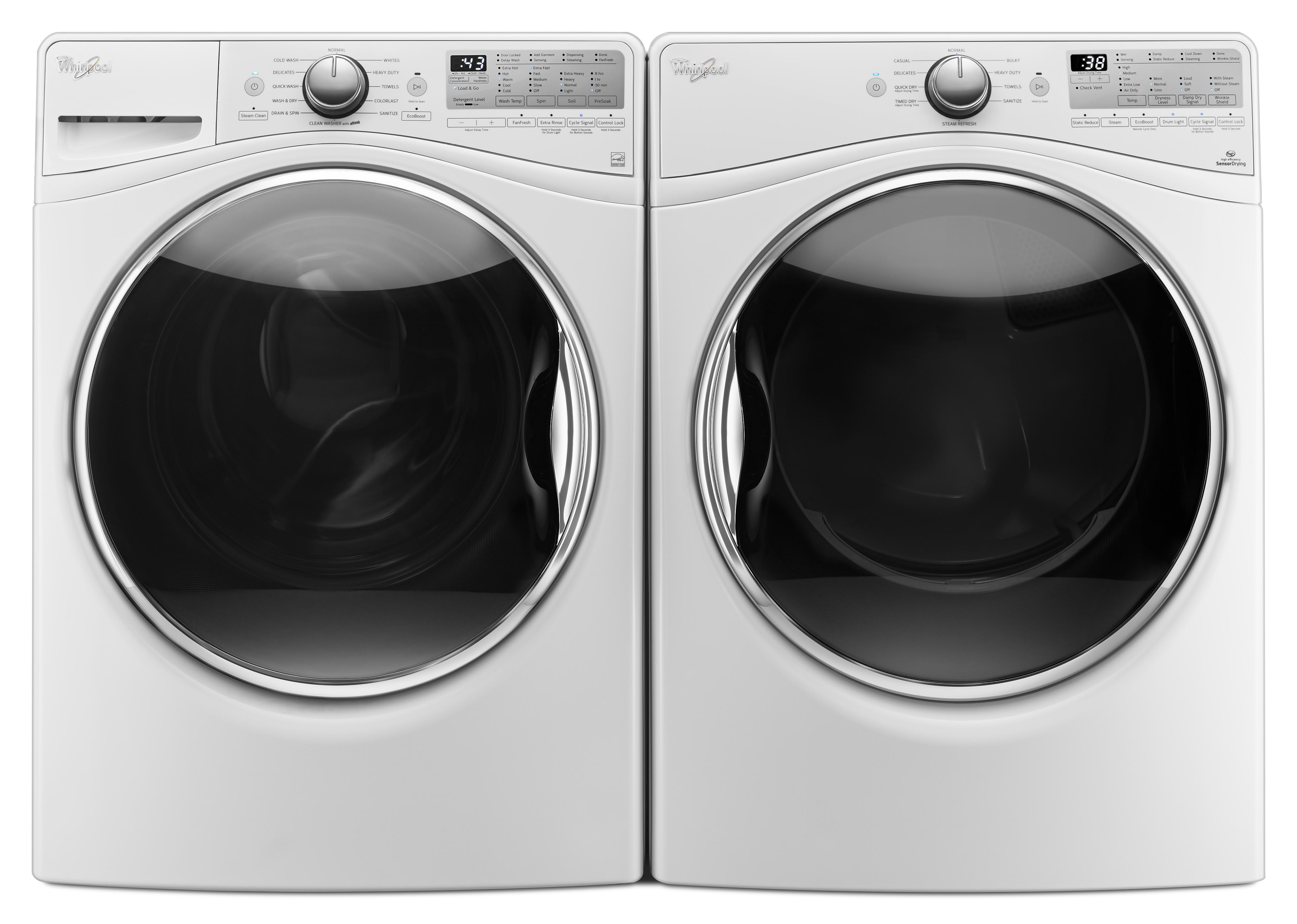 Whirlpool Washer Dryer Laundry Pairs Wfw92hef Wgd92hef
