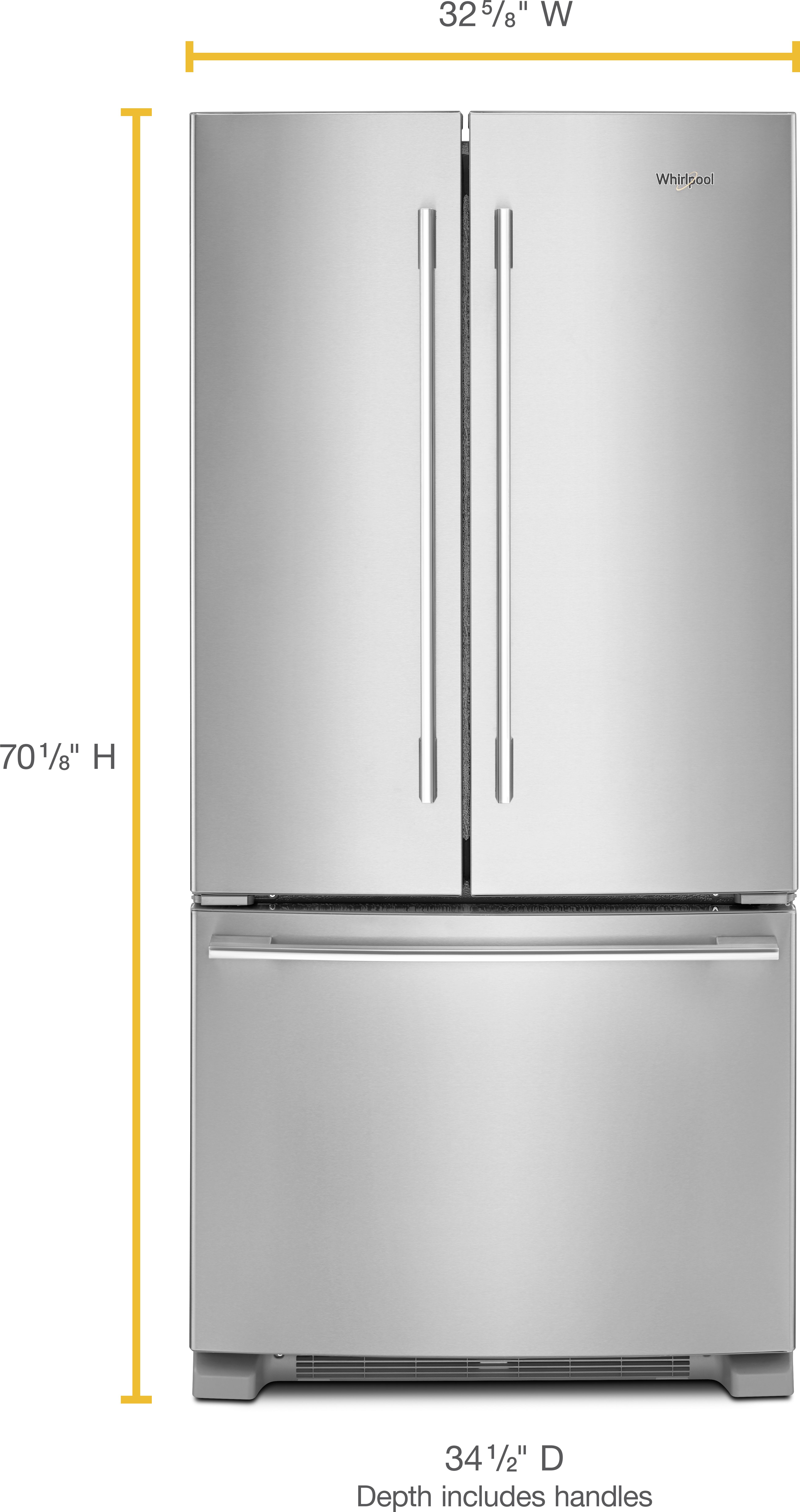 Whirlpool Full Size Refrigerators Refrigeration Appliances Wrfa32smh