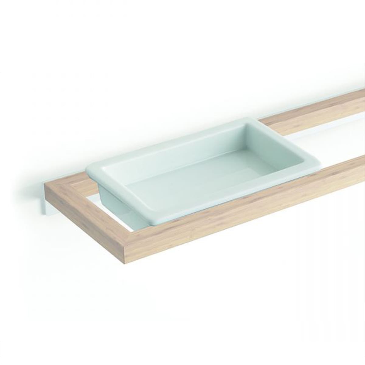 WS Bath Collections Bamboo 52892.09 Glossy White Bamboo 6