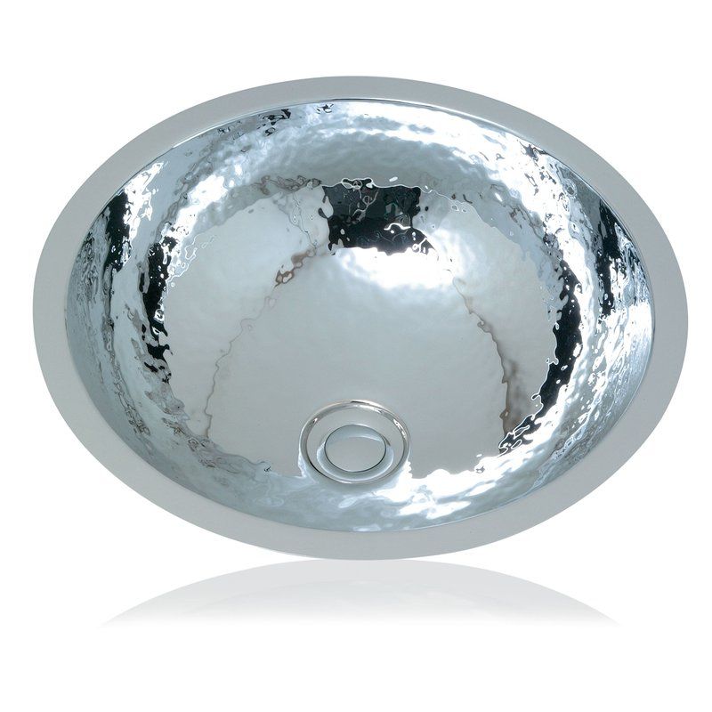 Ws Bath Collections Louise 3035 Shiny Chrome Metal Collection 15 2 5 Ws Bath Collections Louise 3035 Shiny Chrome Metal Collection 15 2 5 Hand Hammered Drop In Undermount Bathroom Sink With Overflow Faucet