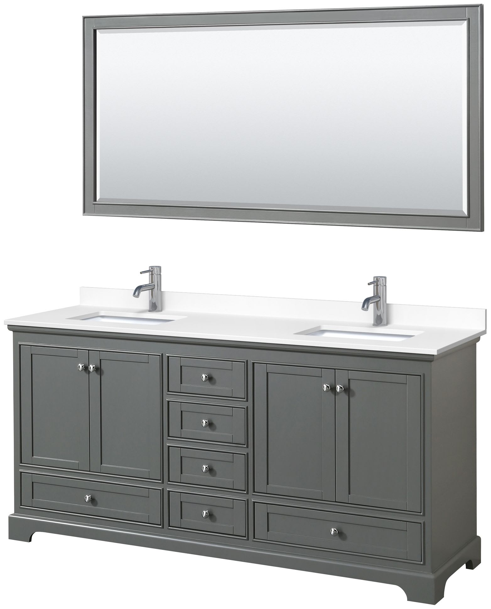 Double Basin Vanity, 72 Cultured Marble Vanity Top Single Sink