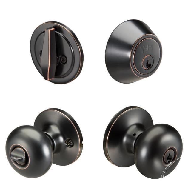 Yale-4300 Series Single Cylinder Knob-Storeroom-Closet