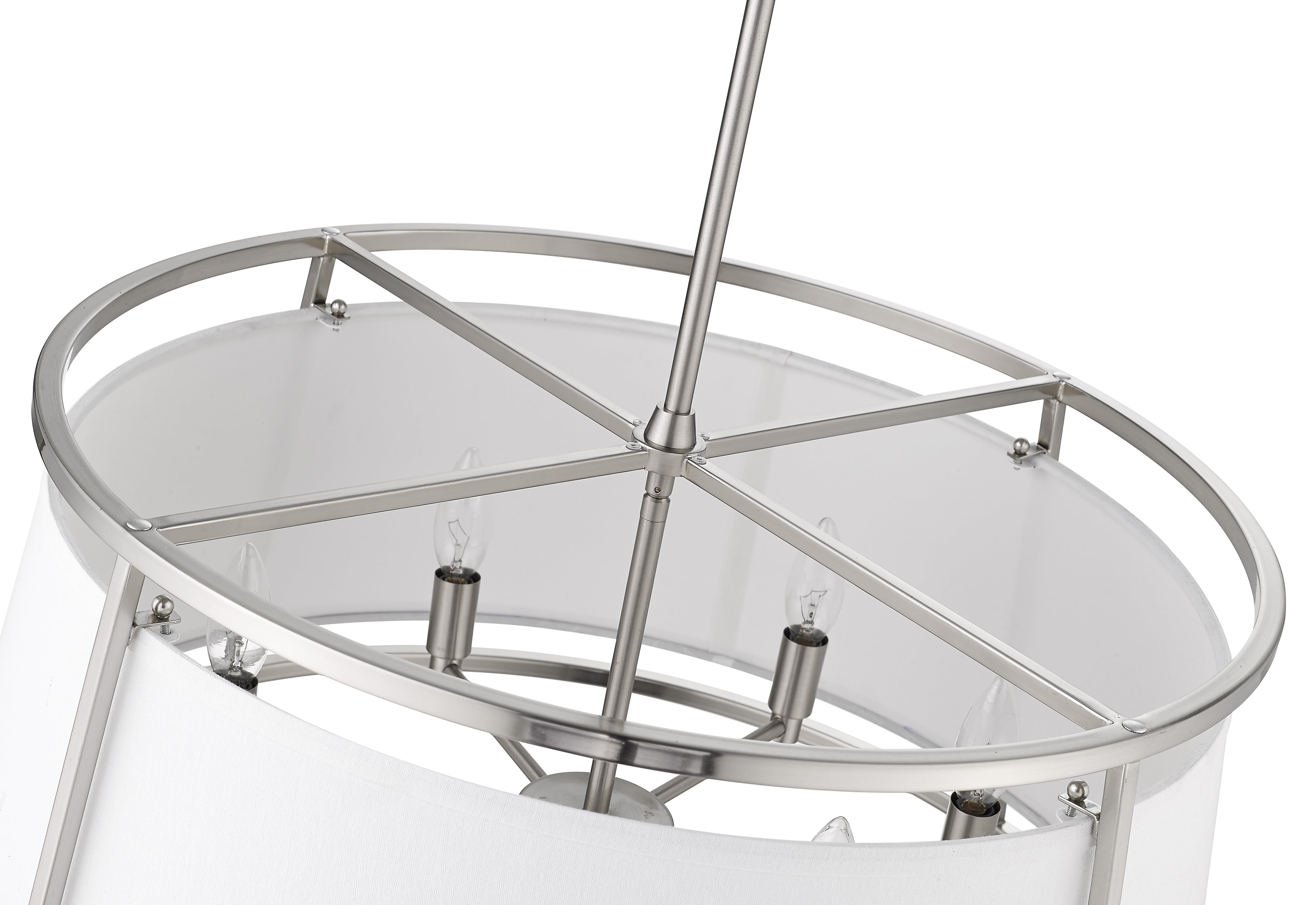 Z-Lite 1935-26BN Brushed Nickel Lenyx Pendant 6 Light 26