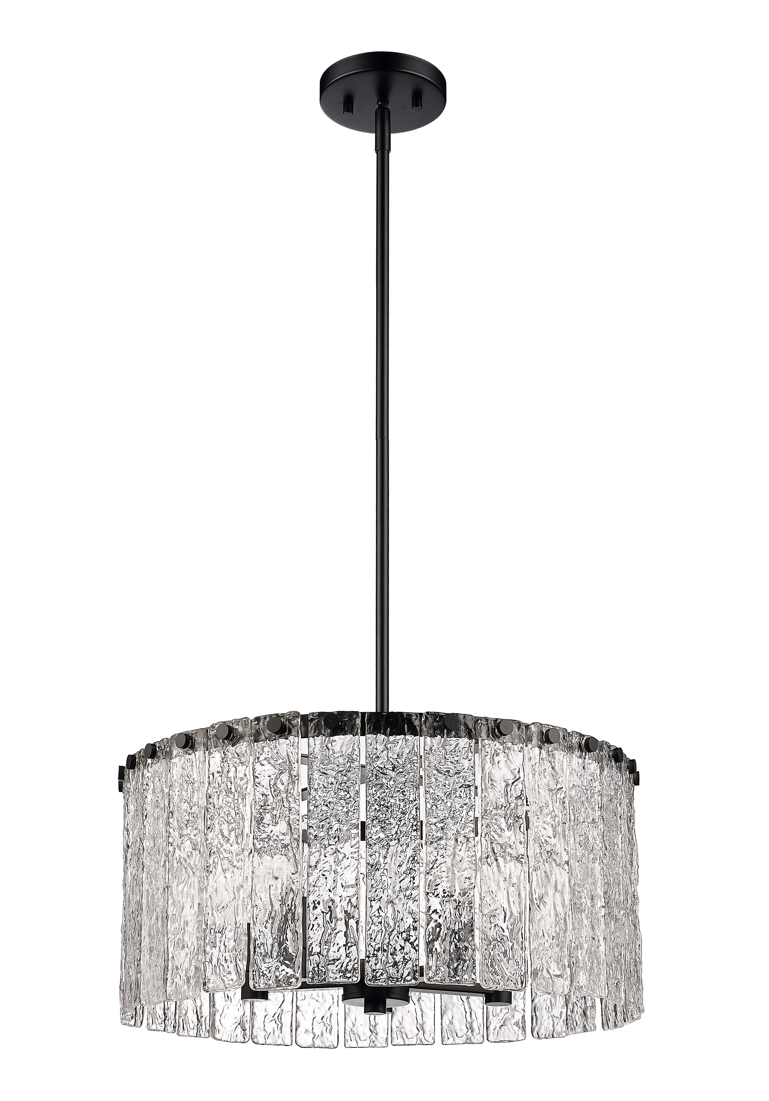 Z-Lite 1943P18-MGLD Modern Gold Glacier 5 Light 19