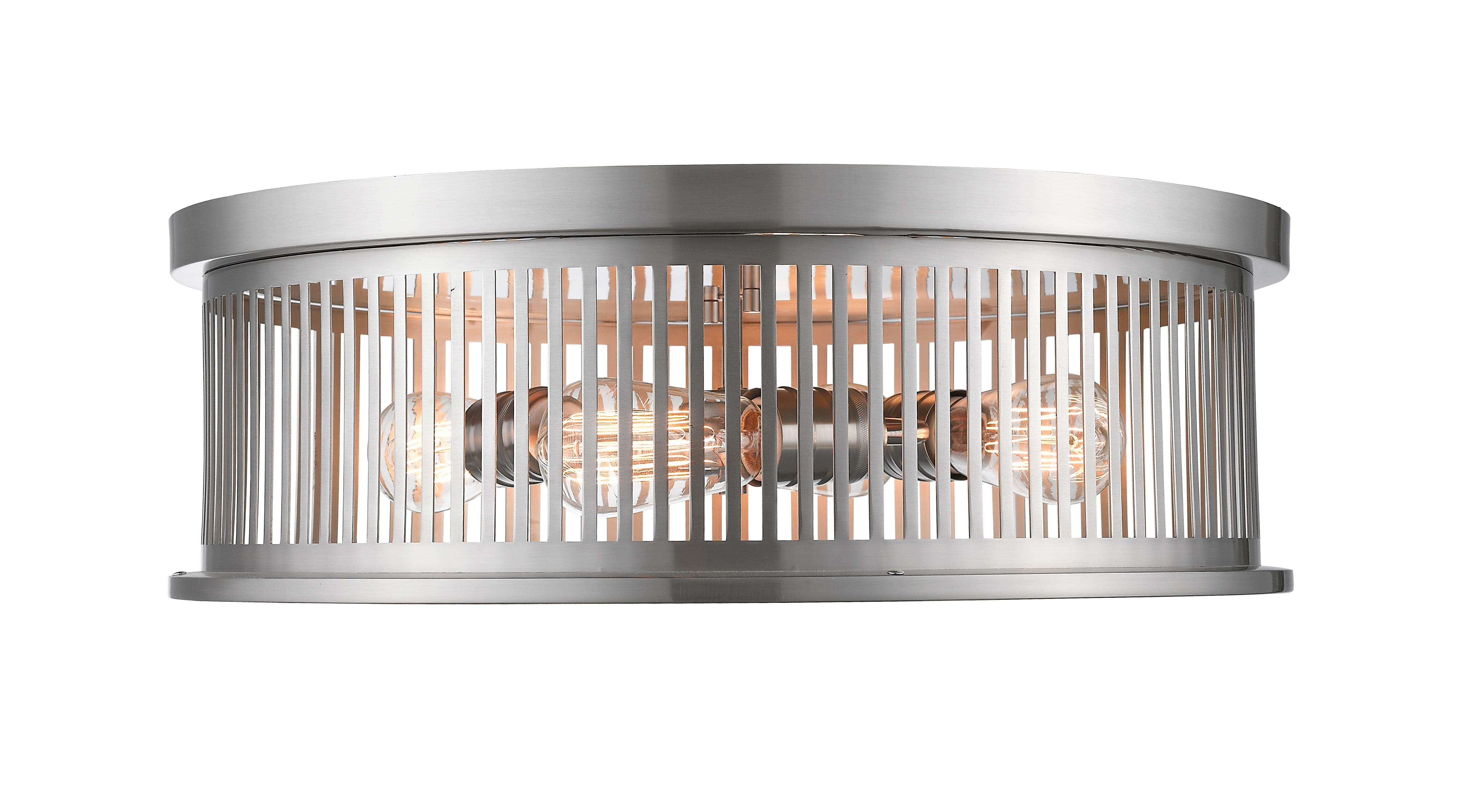 Z-Lite 334F4PN Polished Nickel Camellia 4 Light 20
