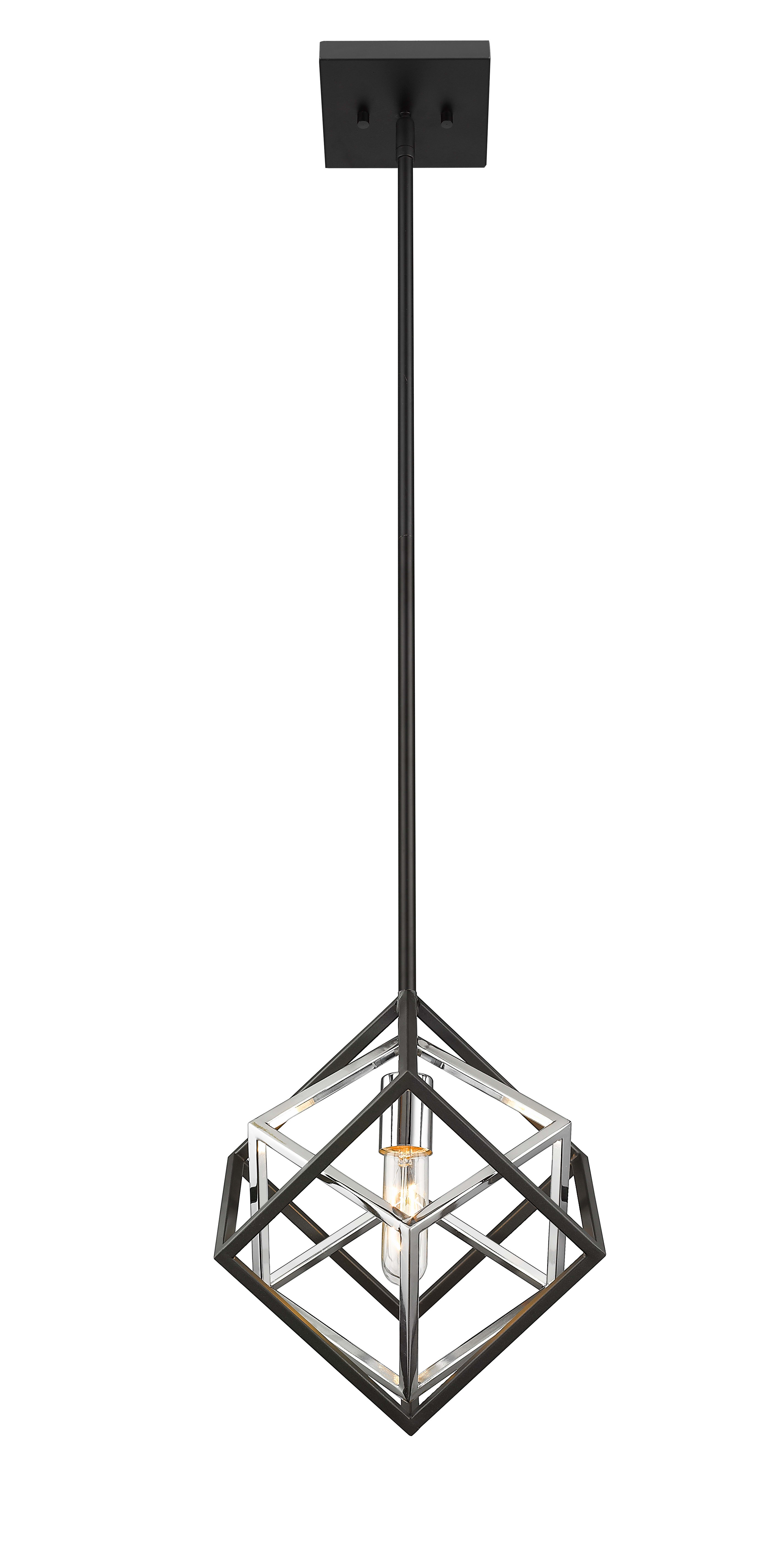 Z-Lite 457MP-MB Matte Black Euclid 12