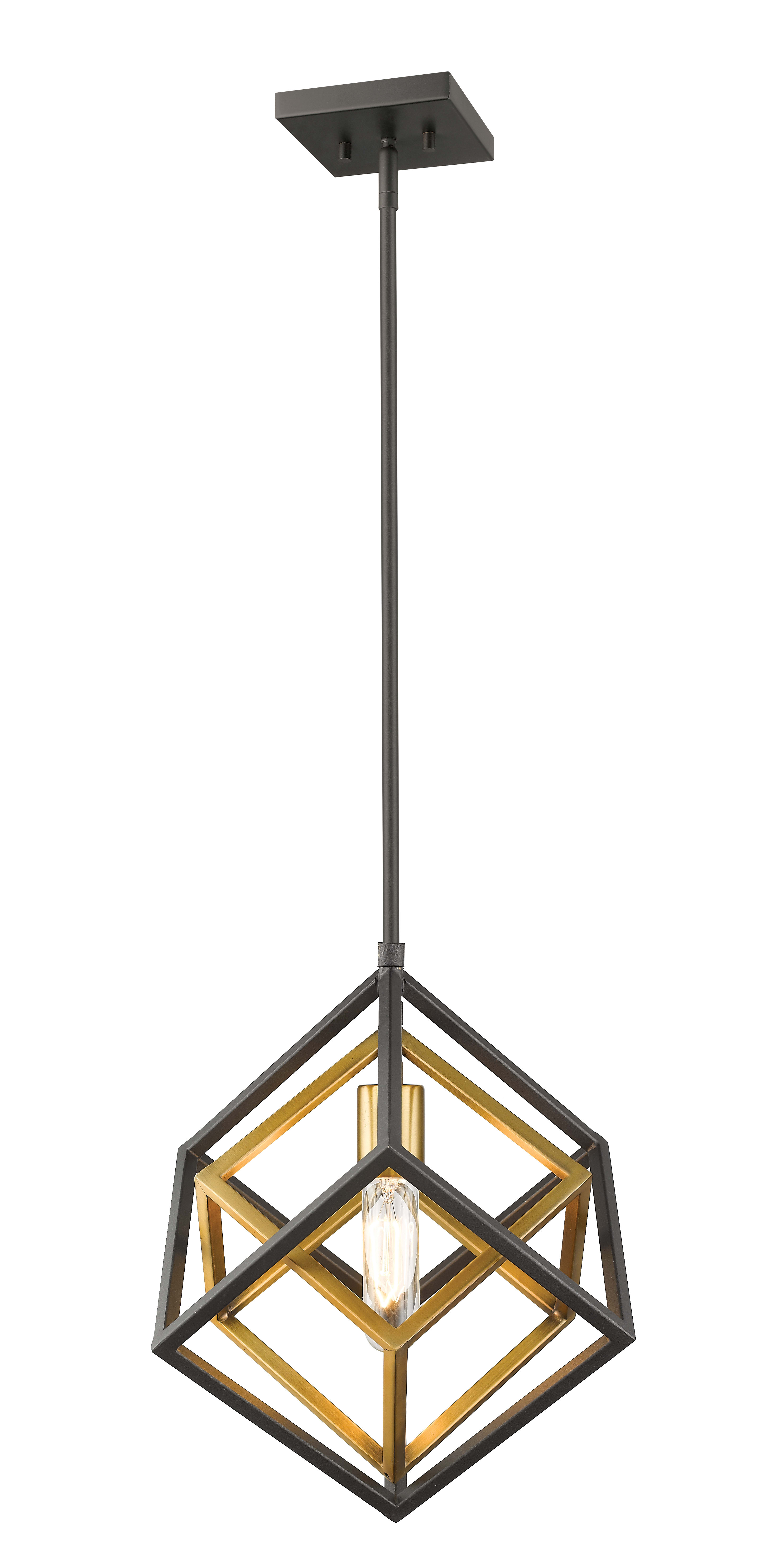 Z-Lite 457MP-MB Matte Black Euclid 12