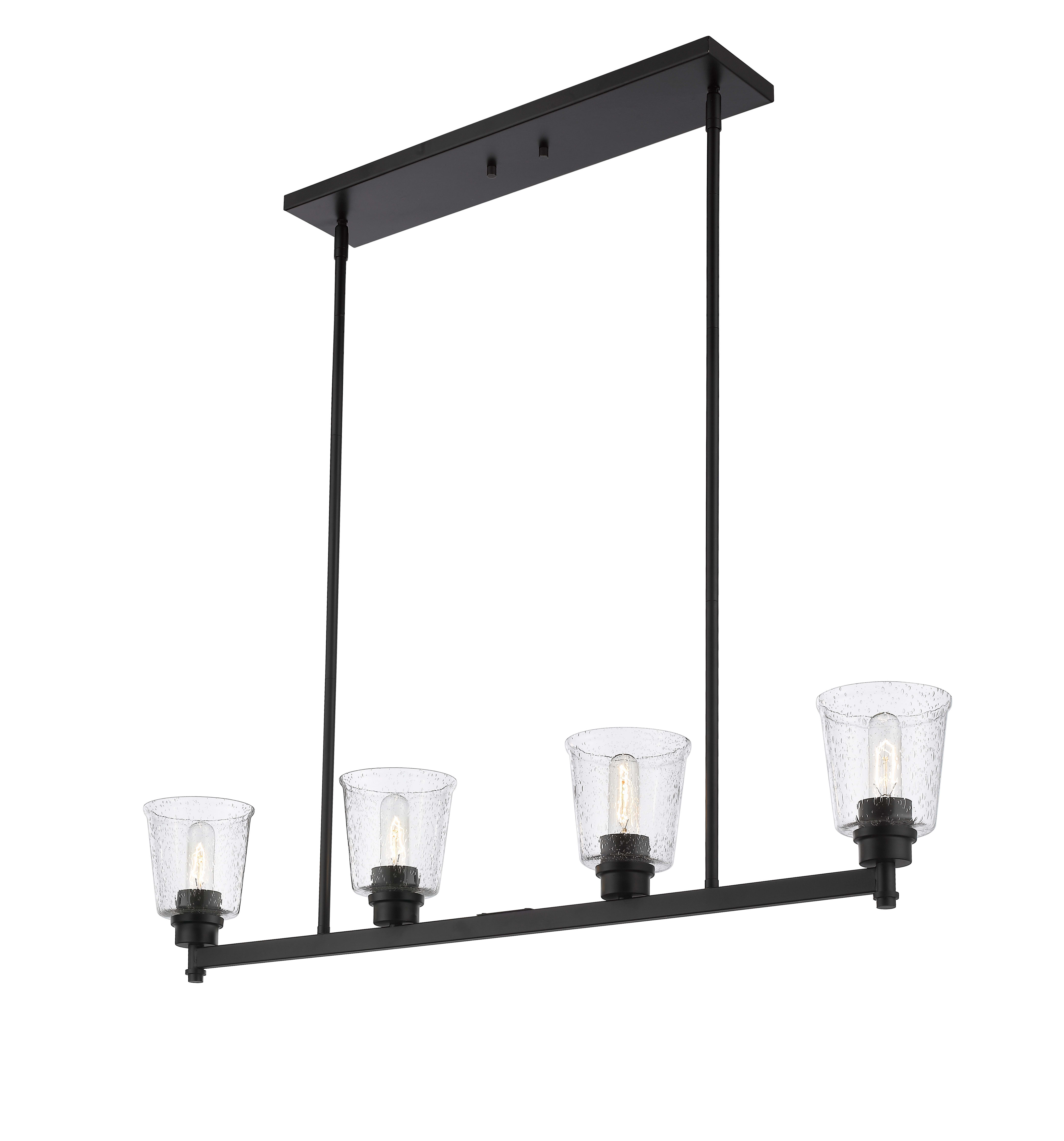 Z-Lite 464-4L-MB Matte Black Bohin 4 Light 40