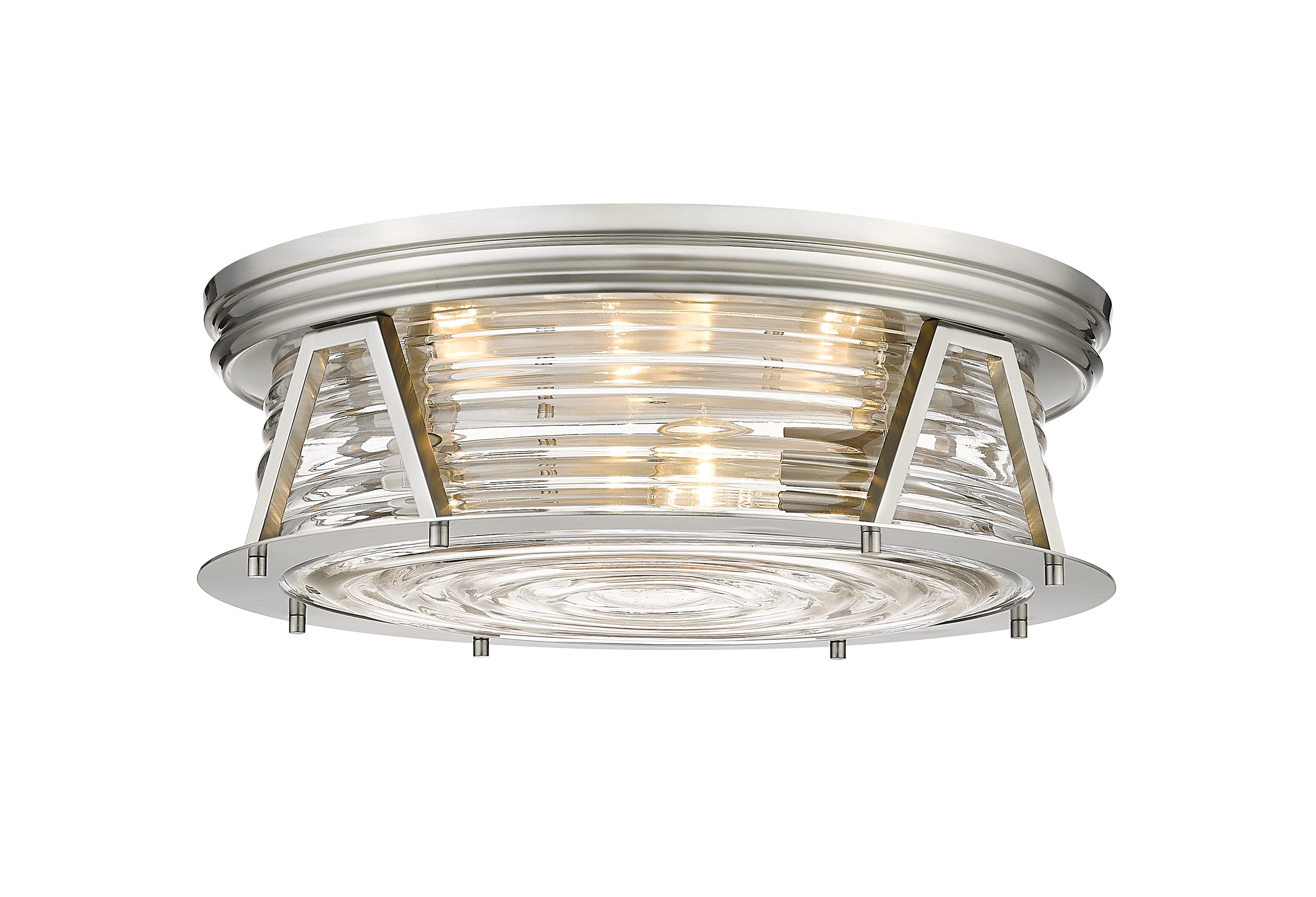 Z-Lite 491F4-BN Brushed Nickel Cape Harbor 4 Light 20