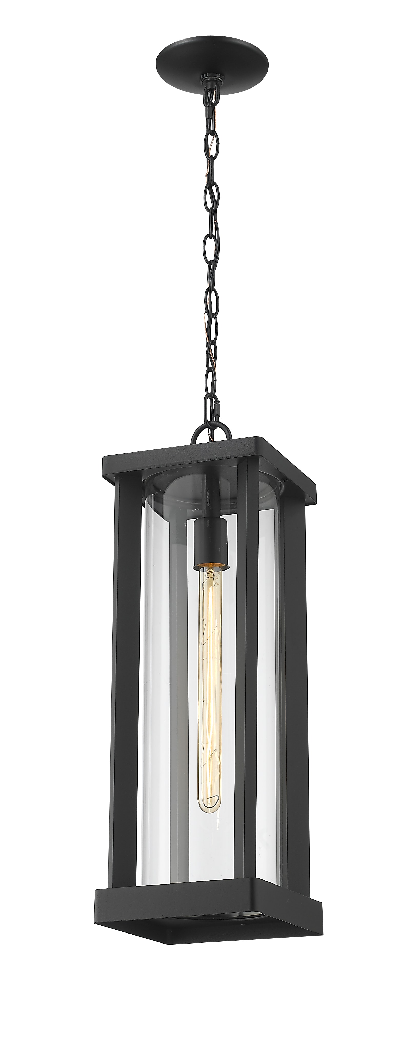 Z-Lite 586CHB-BK Black Glenwood 8