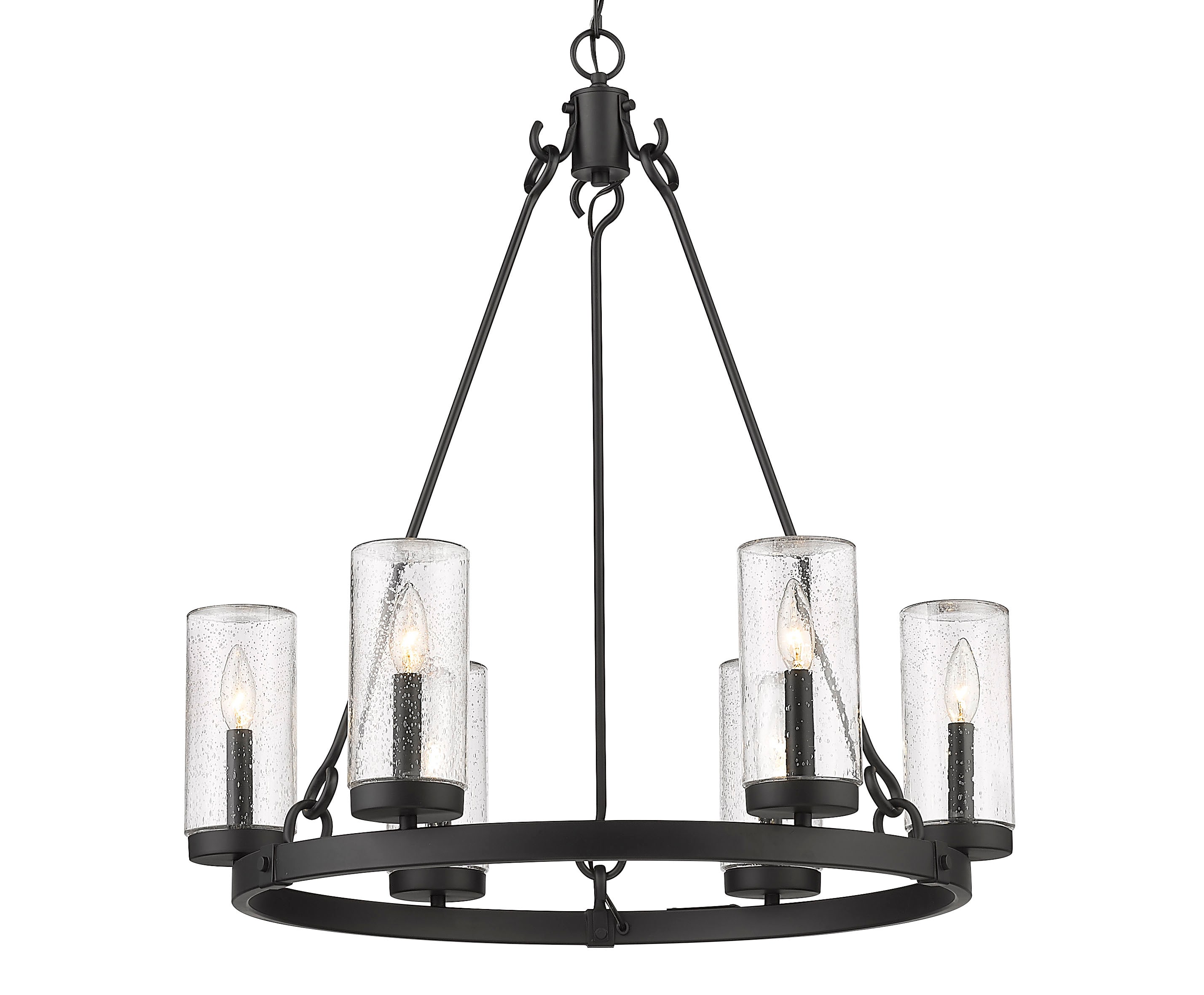 Z-Lite 589-6BK Matte Black Marlow 6 Light 28 Z-Lite 589-6BK Matte Black Marlow 6 Light 28