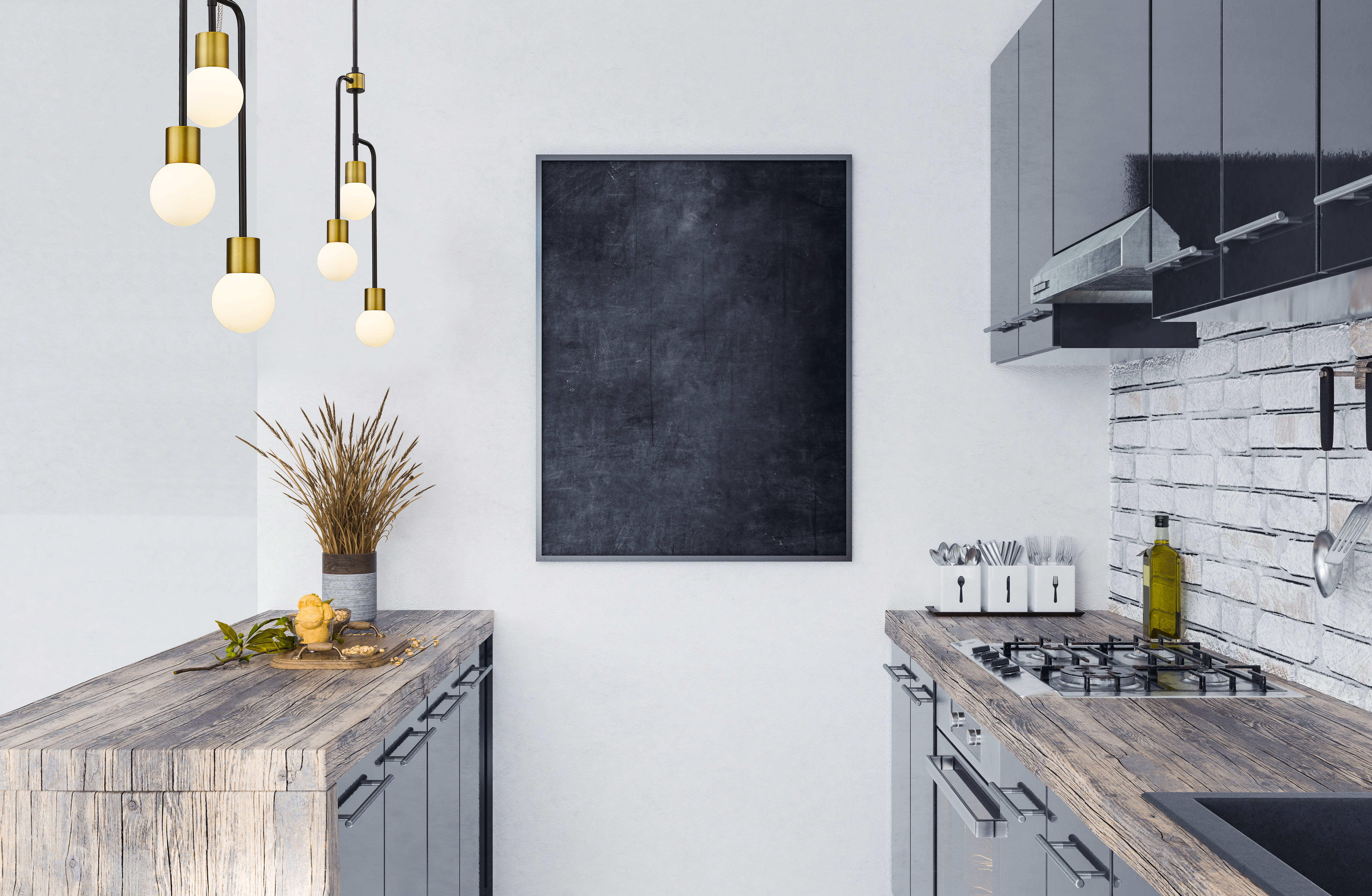 Z-Lite 621-3MB-PN Matte Black / Polished Nickel Neutra 3