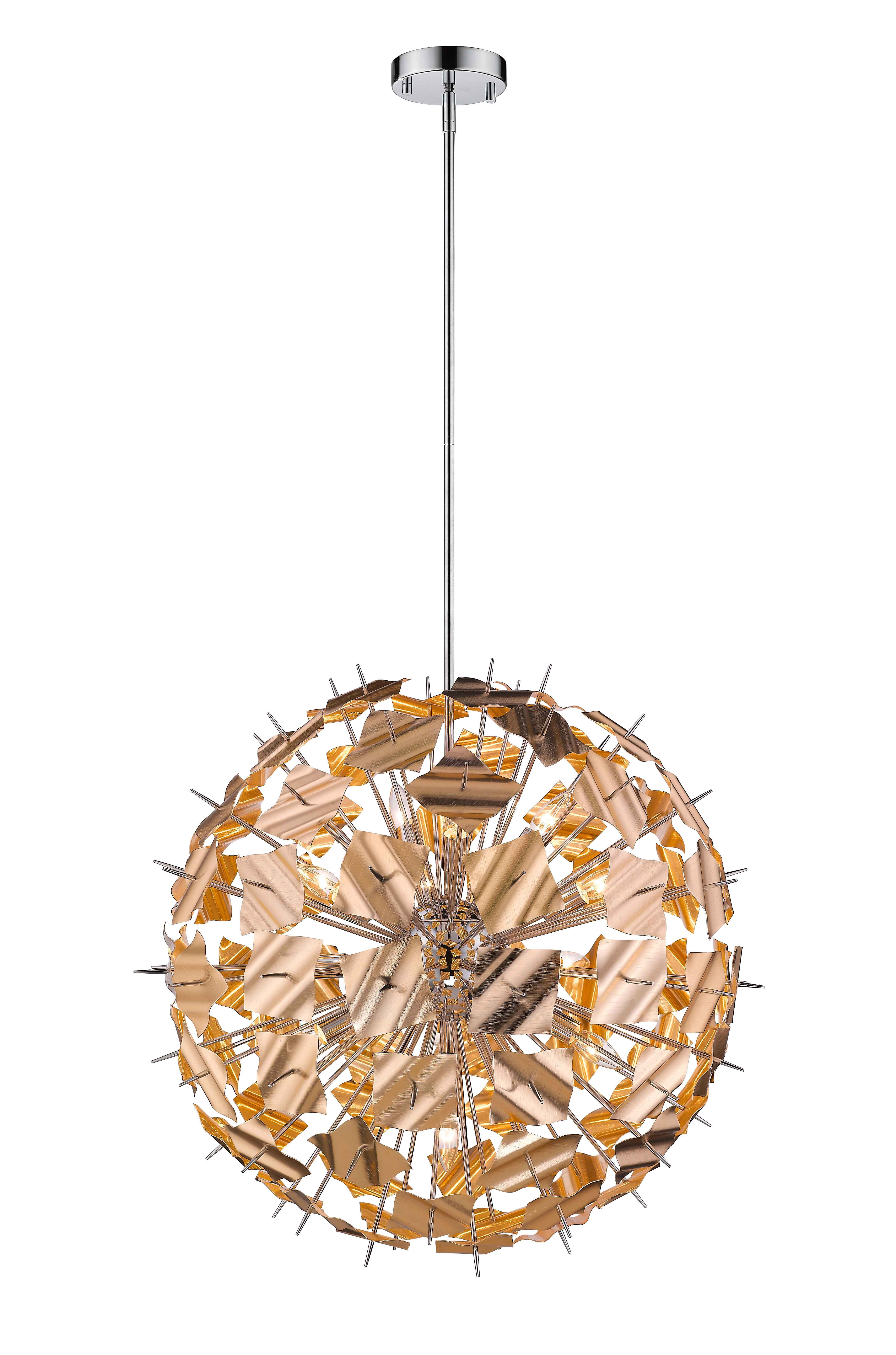プログレッシバー Z-Lite 9003P30-CHP Chrome / Champagne Branam 13 Light 30