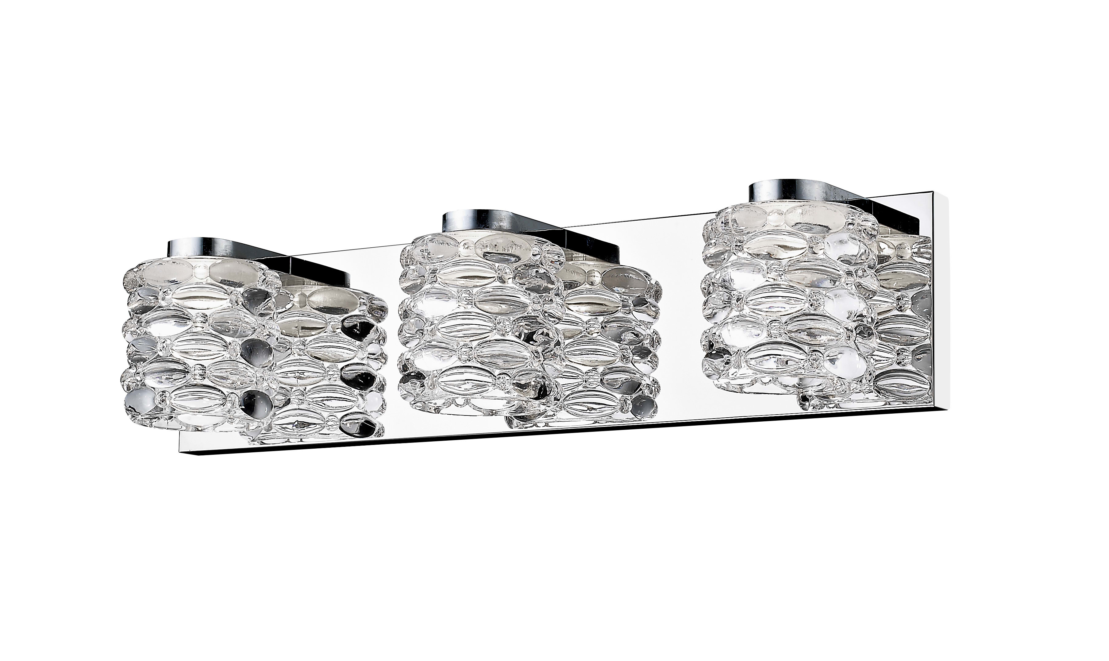 Z-Lite 907-3V-LED Chrome Dawson 3 Light 21 Wide LED Vanity