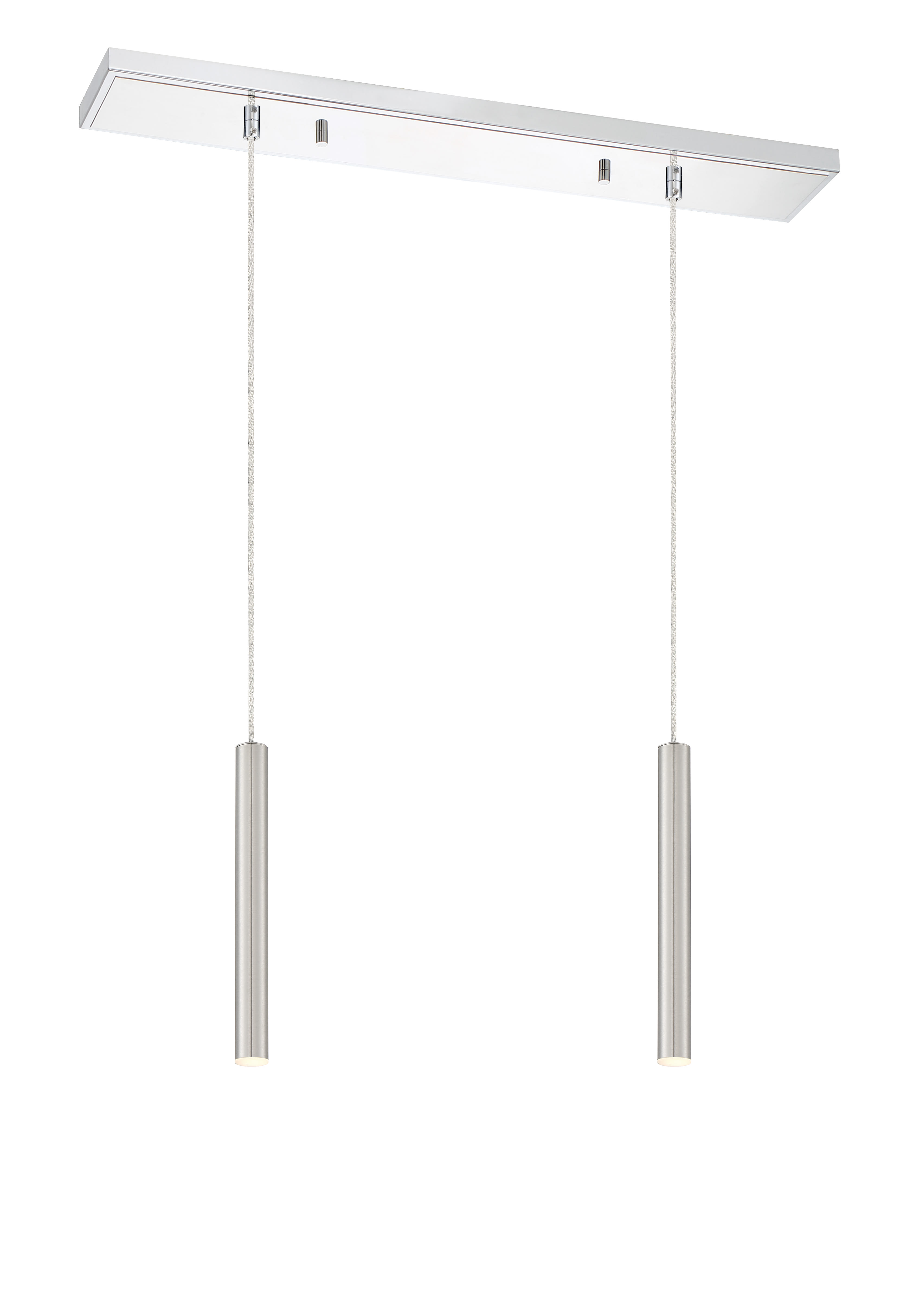 Z-Lite 917MP12-BN-LED-2LBN Brushed Nickel Forest 2 Light 30