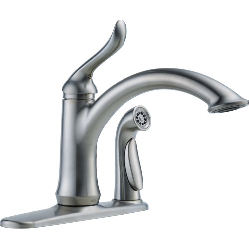 Delta 3353 Ar Dst Linden Kitchen Faucet W Side Spray Lifetime Image Is Loading Delta 3353 Ar Dst Linden Kitchen Faucet W