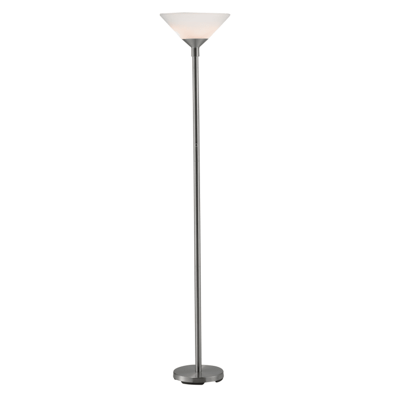 Get The Adesso 7500 Aries 2 Light 73, Vogue Table Lamp Brushed Nickel Lite Source