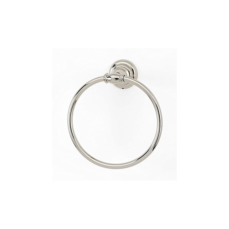 Alno Charlie s Collection Towel Ring - Polished Nickel