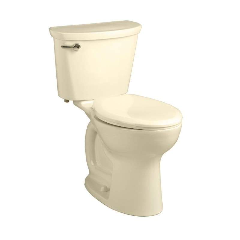 American Standard 215FA.004.021 Cadet Pro Elongated Two-Piece Toilet with EverClean Surface PowerWash Rim and Right Height Bowl Bone Fixture Toilet