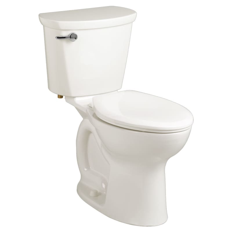 American Standard 215AA.104.020 Cadet Pro Elongated Two-Piece Toilet with EverClean Surface PowerWash Rim and Right Height Bowl White Fixture Toilet
