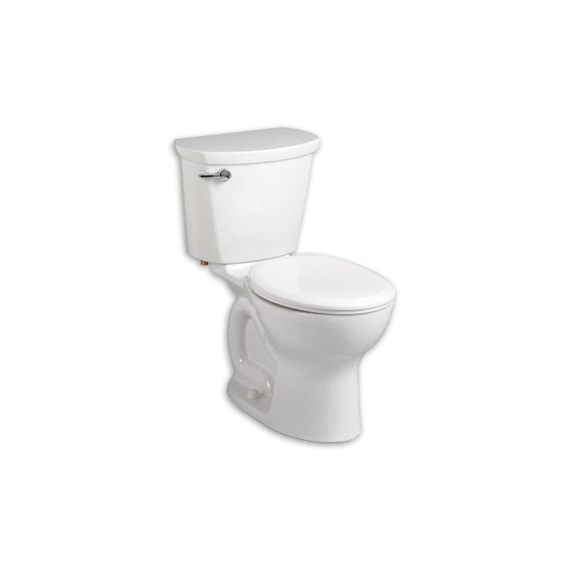American Standard 215AB.004.020 Cadet Pro Elongated Two-Piece Toilet with EverClean Surface PowerWash Rim and Right Height Bowl - 10 Rough In White