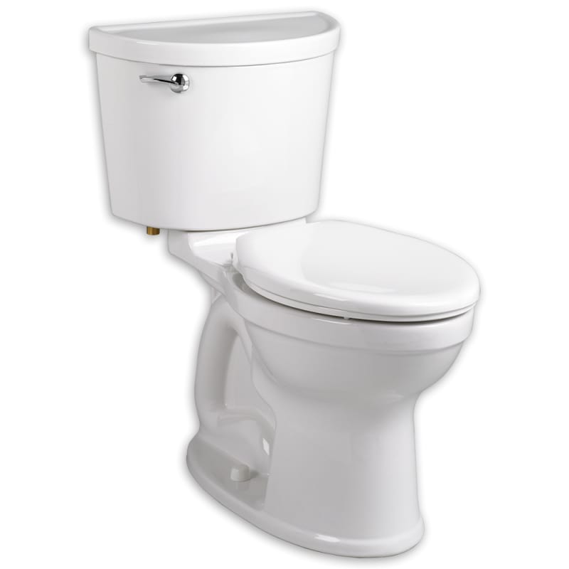 American Standard 211AA.005 Champion PRO 4 Elongated Two-Piece Toilet with Champion 4 Flushing System Right Height Bowl and EverClean Surface White