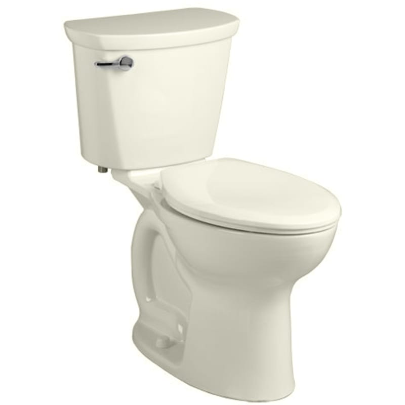 American Standard 215AB.104.222 Cadet Pro Elongated Two-Piece Toilet with EverClean Surface PowerWash Rim and Right Height Bowl - 10 Rough In Linen
